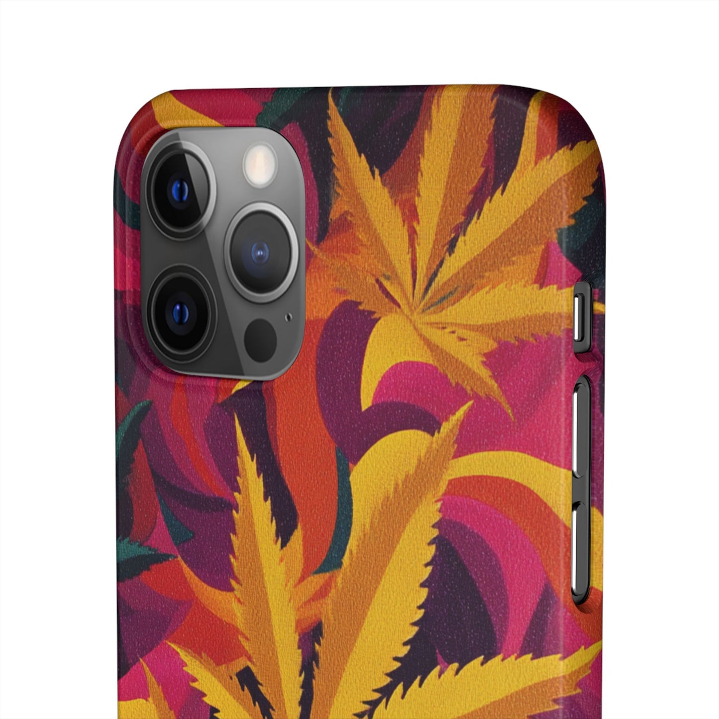 Autumn Vibe Cannabis Snap Case for IPhones and Samsungs Custom
