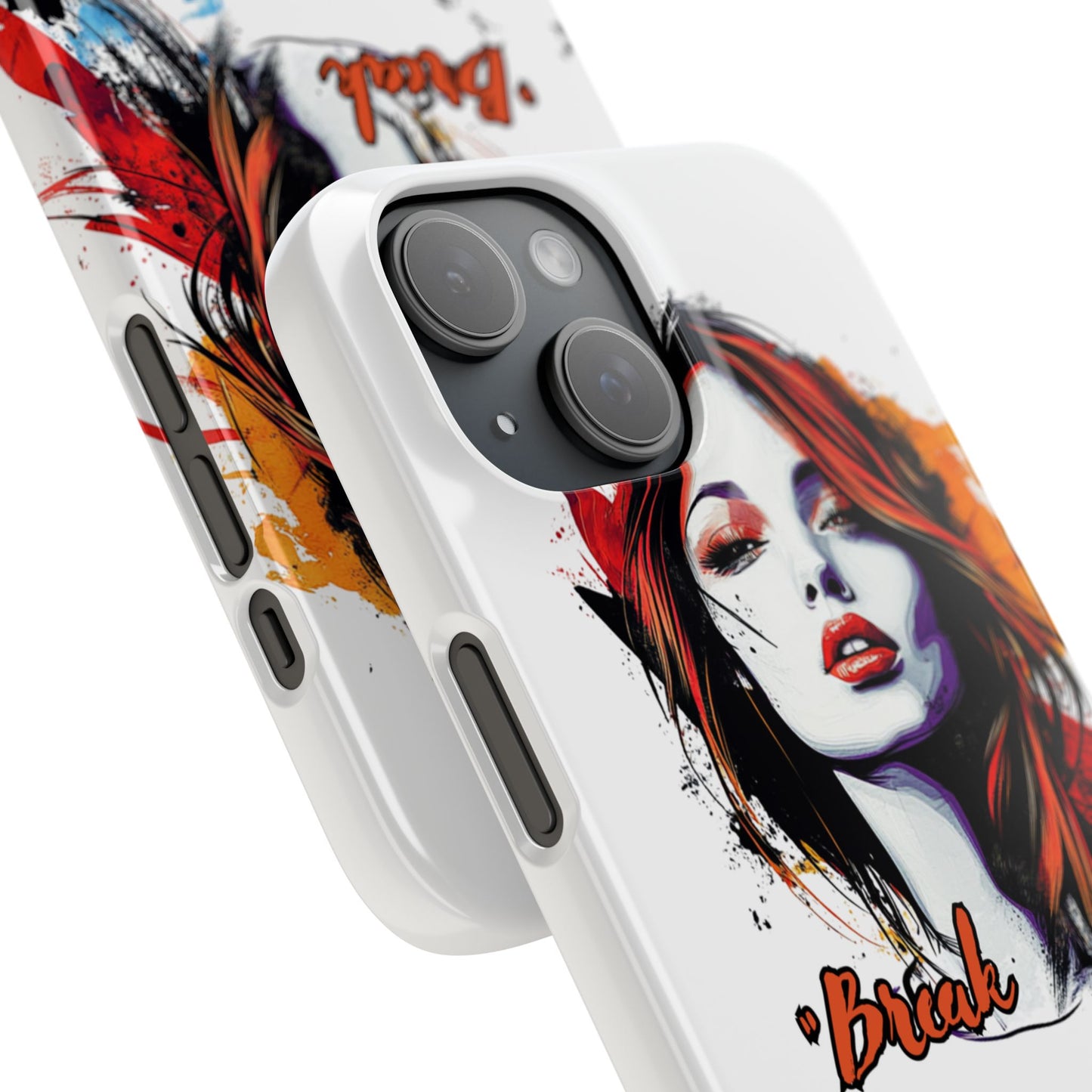 Empowering Art Snap Cases, Phone Cover, Break the Chains of Silence, Unique Gift, Inspirational Tech Accessories