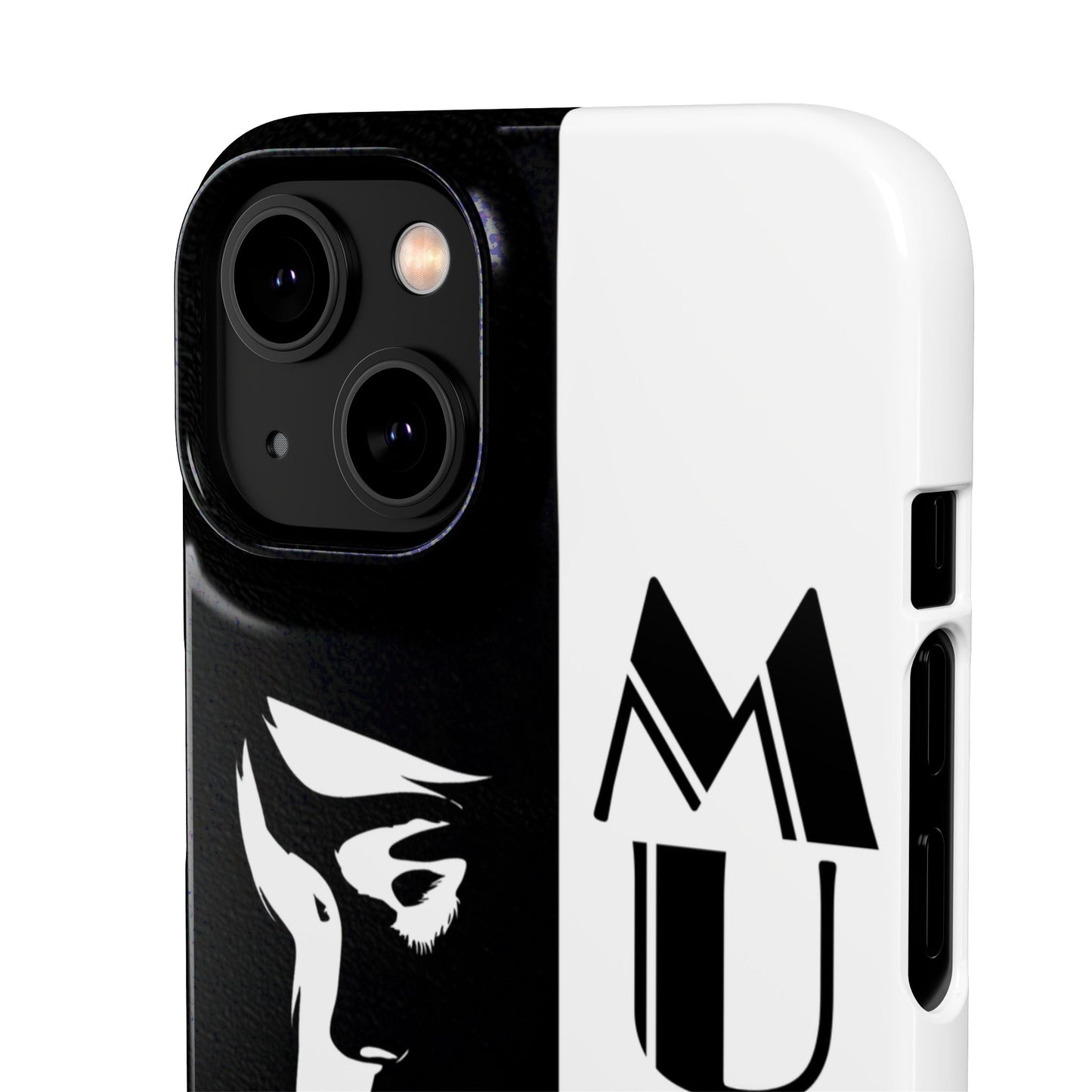 Black And White Bold Muse Snap Case Cover for iPhone and Samsung
