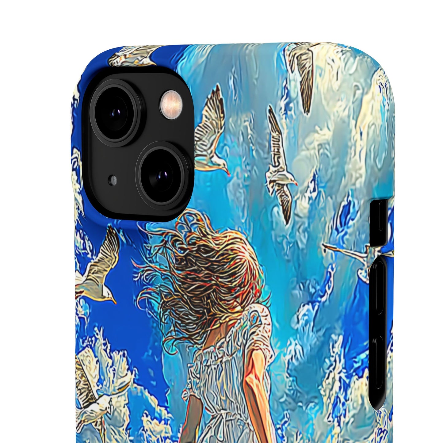 Dreamy Seaside Snap Case, Ocean Waves Phone Cover, Summer Vibe Gift, Cute Aesthetic Accessory, Beach Lover Case