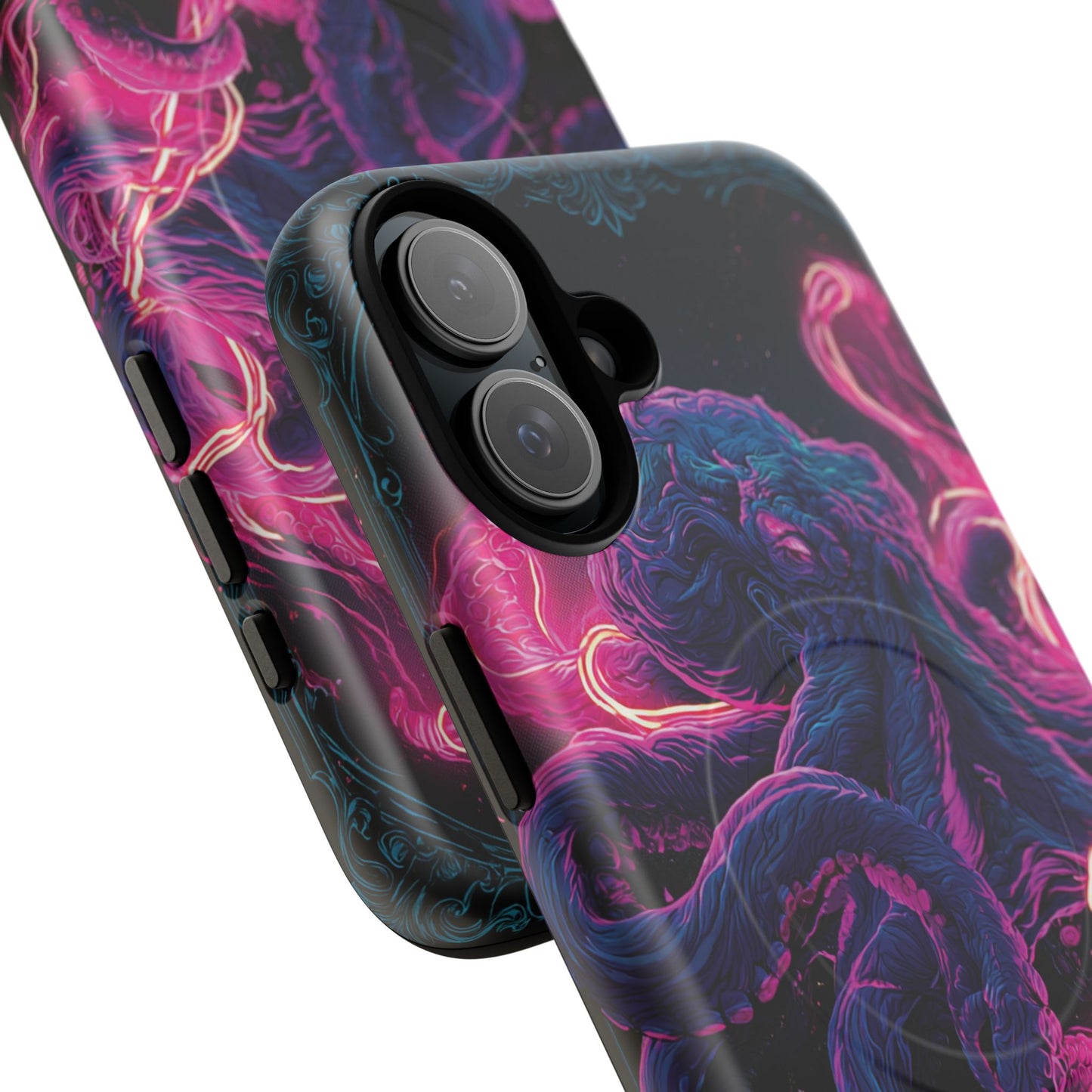 Neon Octopus Phone Case — Tough Magnetic Protective Cover