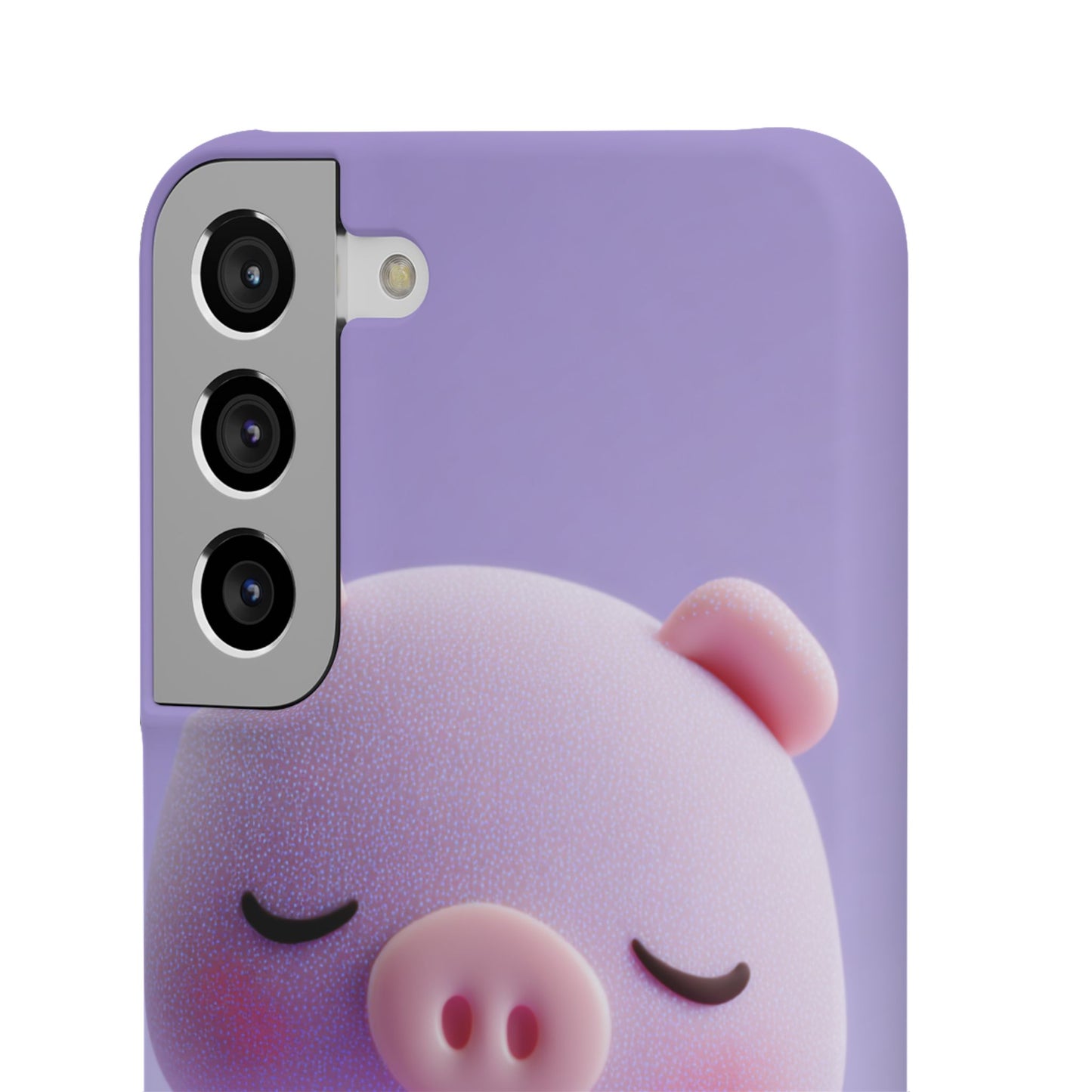 Cute Pig Snap Case for iPhone, Animal Lovers Phone Cover, Kawaii Aesthetic Accessory, Birthday Gift, Unique Phone Protection