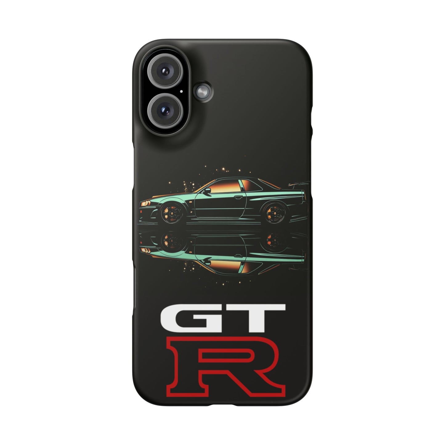 Green Skyleine R34 GTR Art Snap Case and Protective Phone Cover For iPhone and Samsung