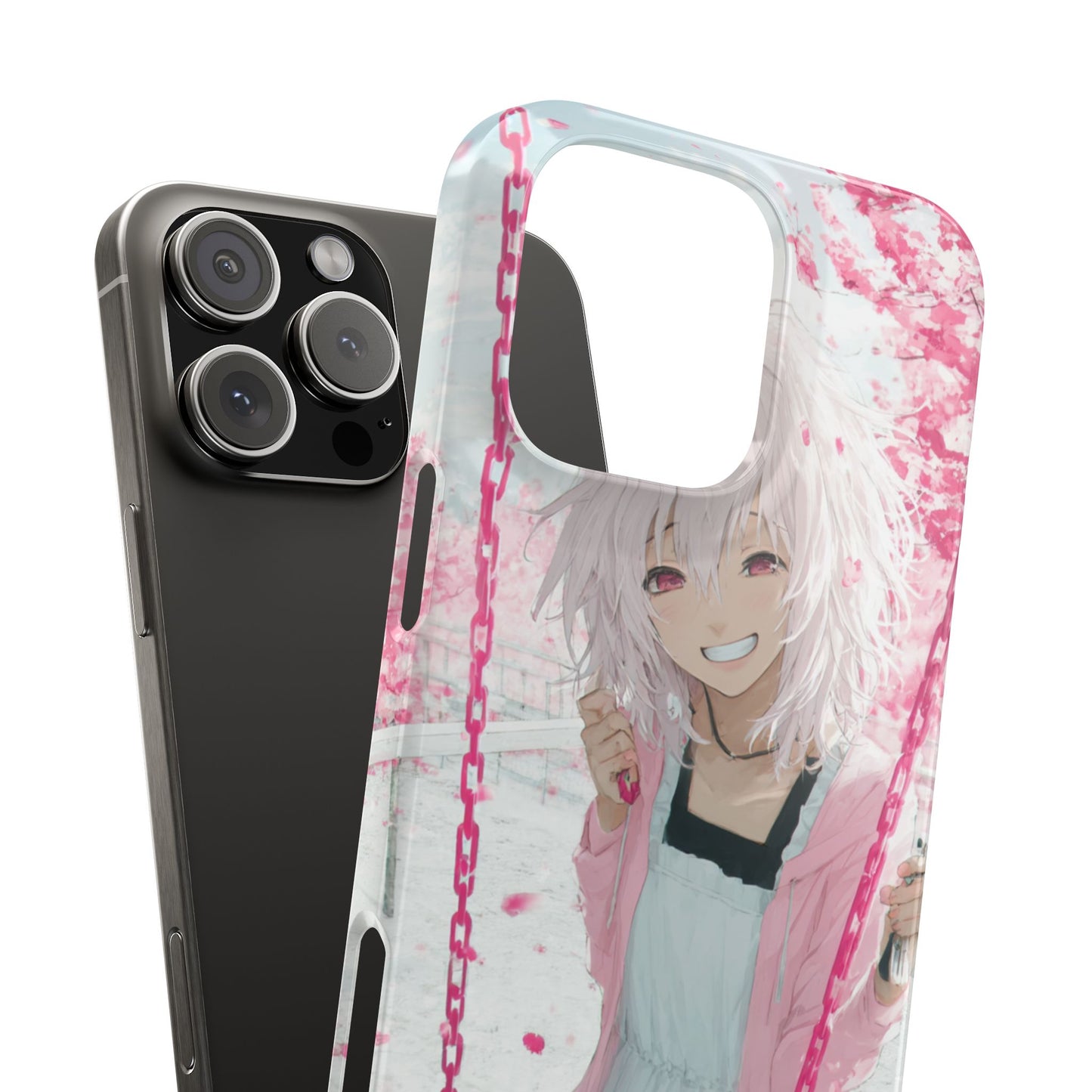 Anime Character Snap Cases for Phone, Cute Aesthetic Phone Cover, Gifts for Otaku, Floral Design, Unique Phone Cases