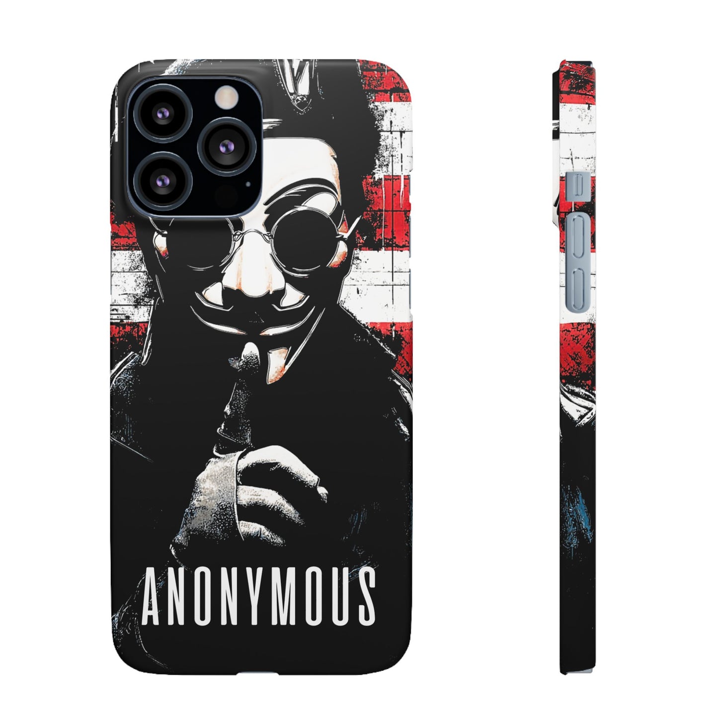 Anonimous & Guy Fawkes Art Snap Case and Protective Phone Cover For iPhone and Samsung