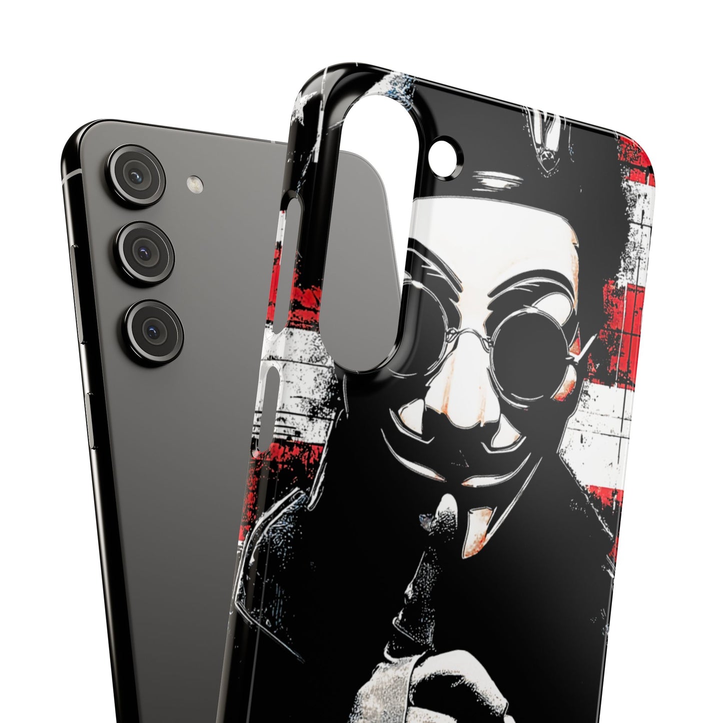 Anonimous & Guy Fawkes Art Snap Case and Protective Phone Cover For iPhone and Samsung