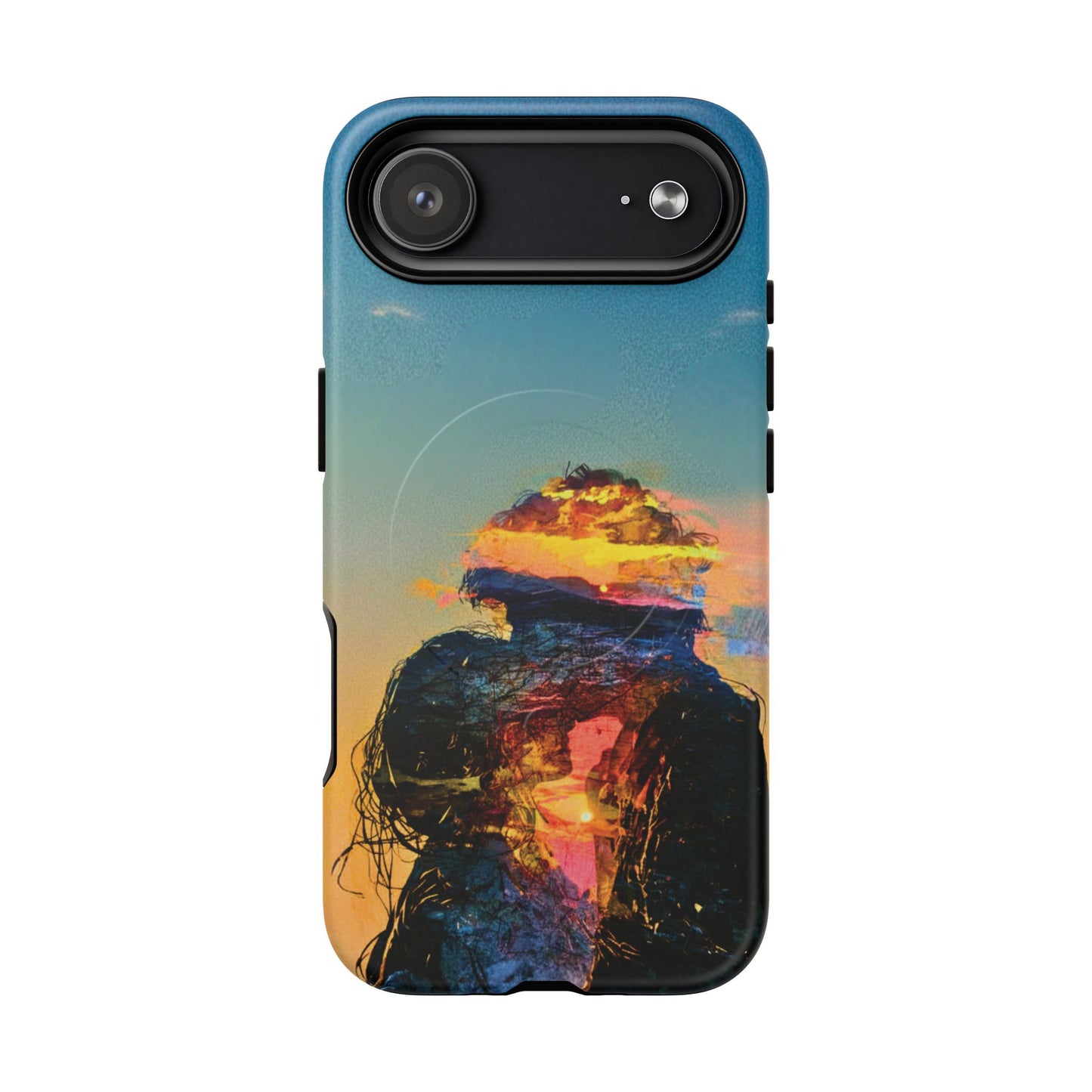 Abstract Sunset Silhouette Tough Magnetic Phone Case
