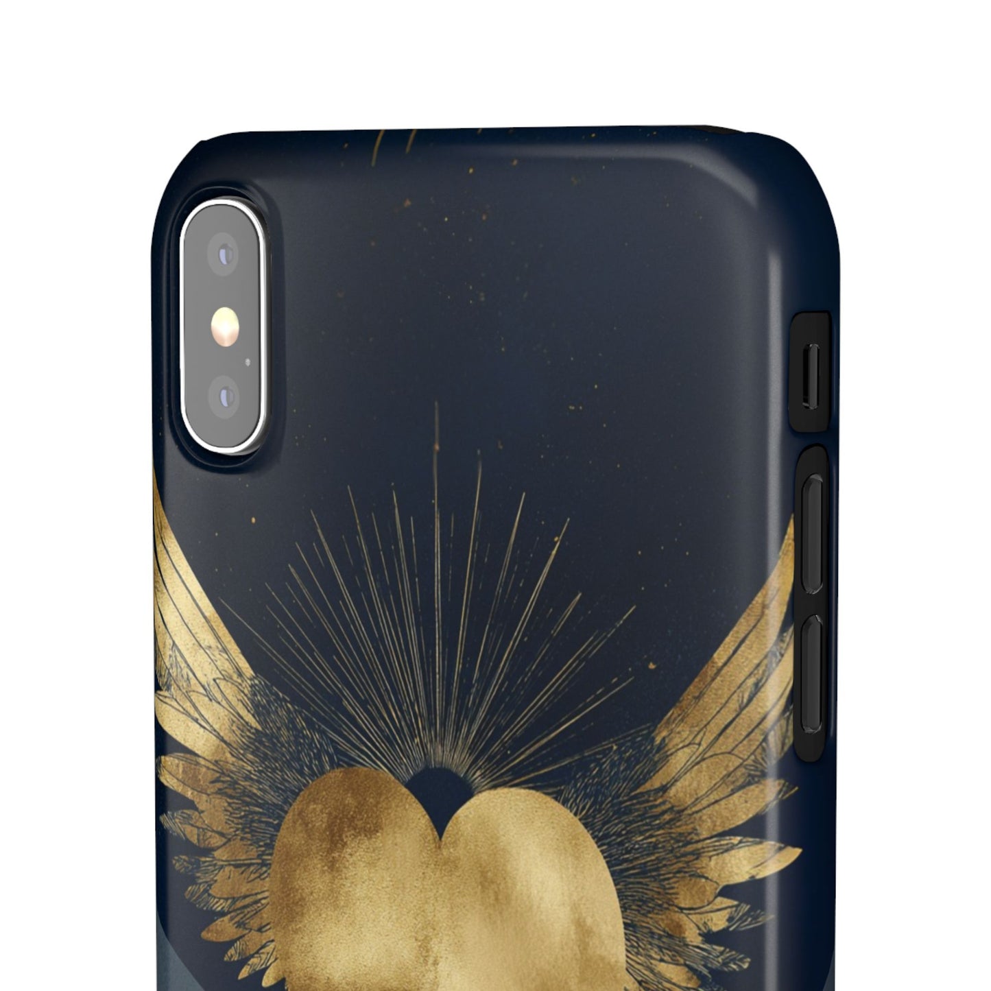 Heart Wing Snap Case, Elegant Phone Cover, Unique Gift, Artistic Accessory, Protective Case for Love and Romance