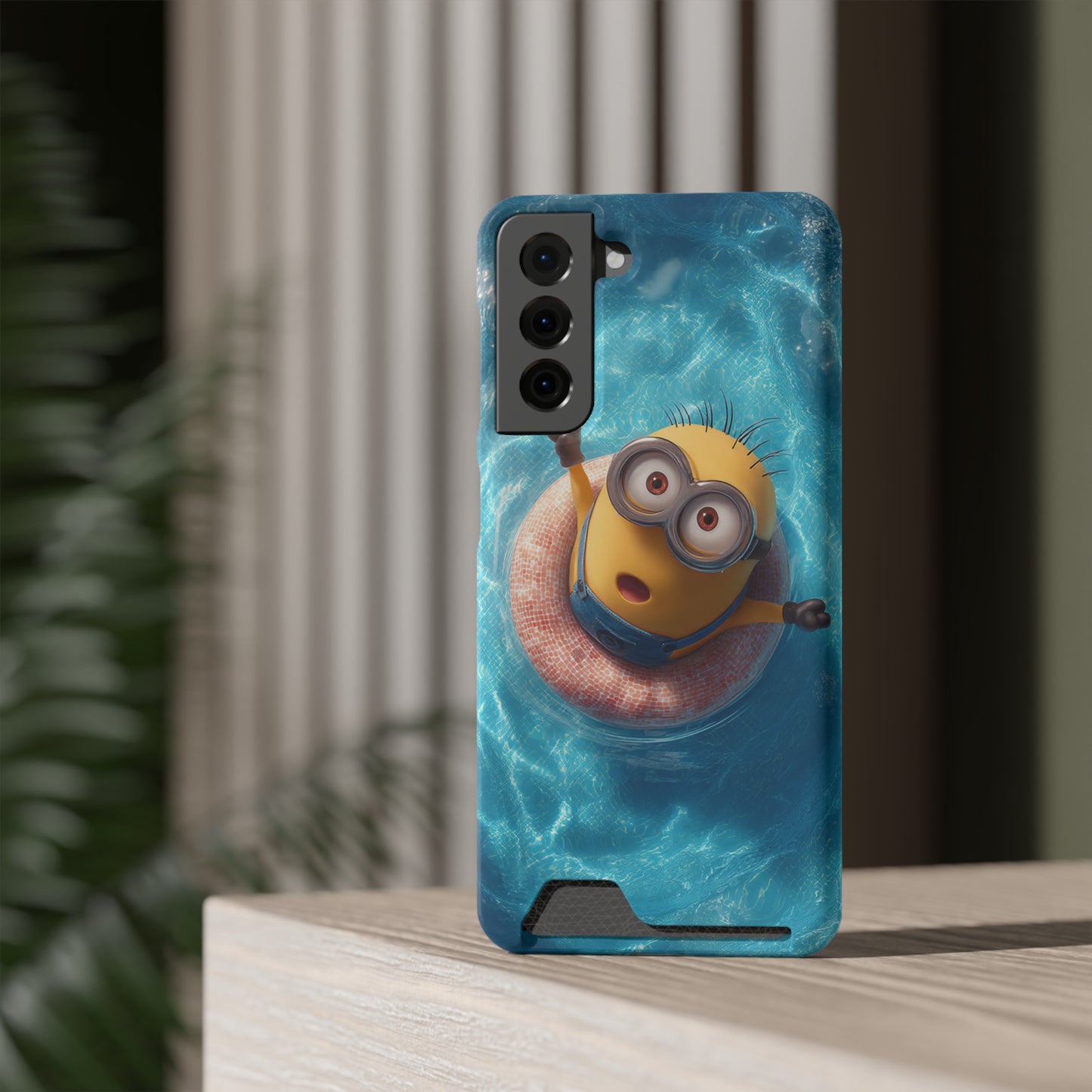 Minion Phone Case with Card Holder, Fun and Functional Accessory for Kids, Smartphone Case, Gift for Minion Fans, Unique Mobile Cover, [...]