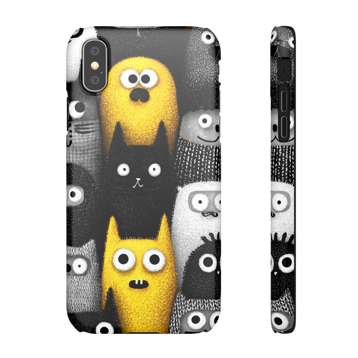 Colorful Character Snap Cases, Cute Phone Cover, Unique Gift for Kids, Fun Accessory, Perfect for Birthdays, Holidays