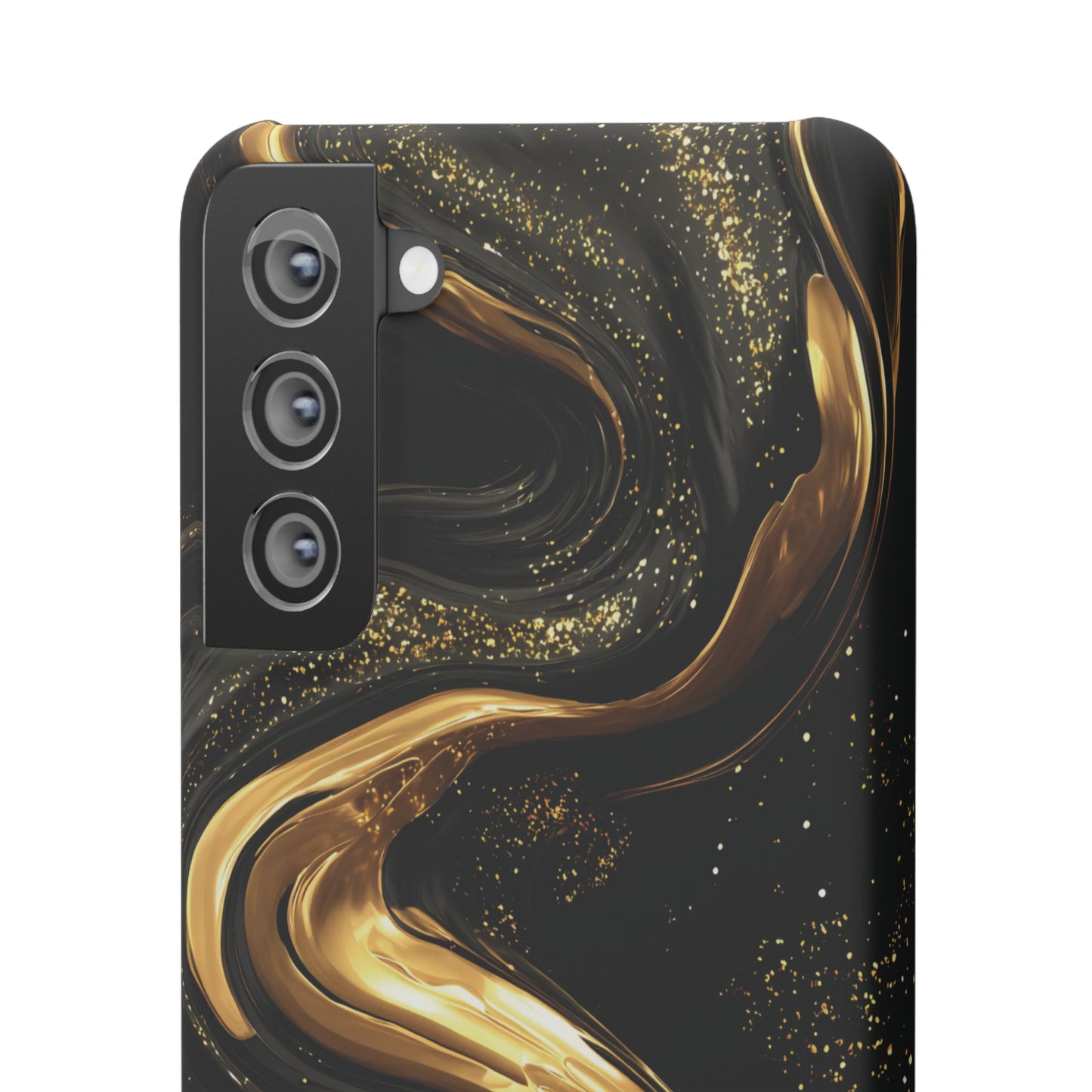 Elegant Gold Swirl Snap Case - Stylish Phone Cover, Modern Accessory, Gift for Her, Luxe Phone Case, Trendy Decor