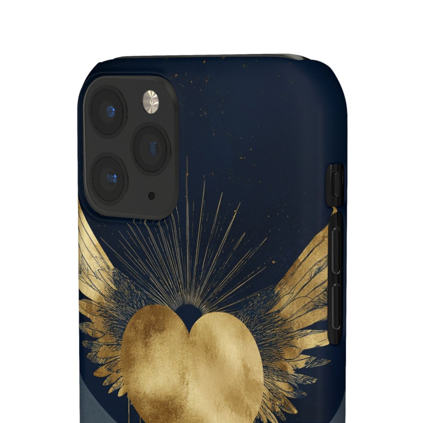 Heart Wing Snap Case, Elegant Phone Cover, Unique Gift, Artistic Accessory, Protective Case for Love and Romance