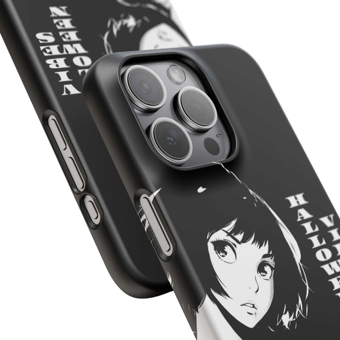 Halloween Vibes Snap Case Black and White Protective Phone Cover for iPhone and Samsung