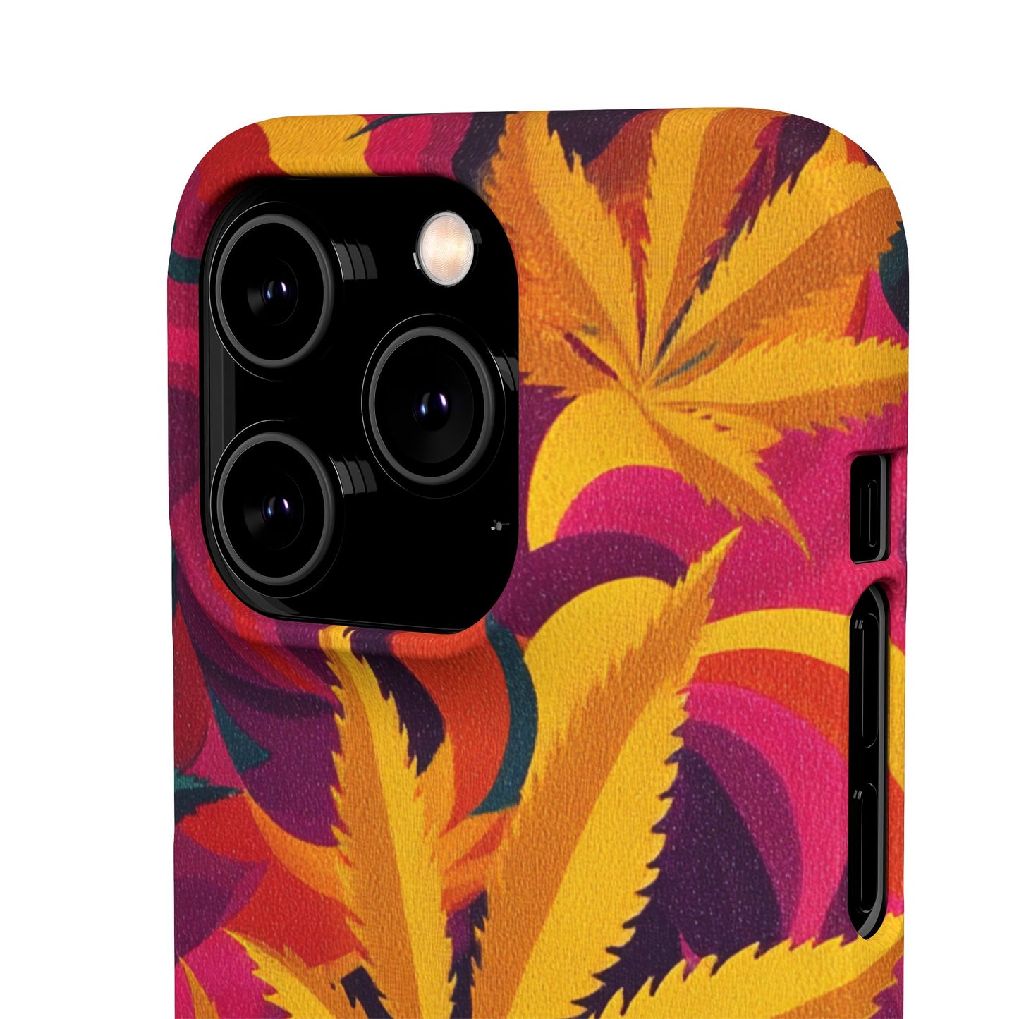 Autumn Vibe Cannabis Snap Case for IPhones and Samsungs Custom