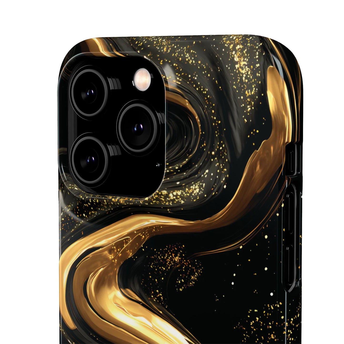 Elegant Gold Swirl Snap Case - Stylish Phone Cover, Modern Accessory, Gift for Her, Luxe Phone Case, Trendy Decor