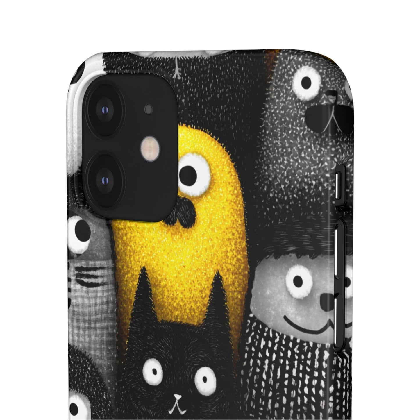 Colorful Character Snap Cases, Cute Phone Cover, Unique Gift for Kids, Fun Accessory, Perfect for Birthdays, Holidays