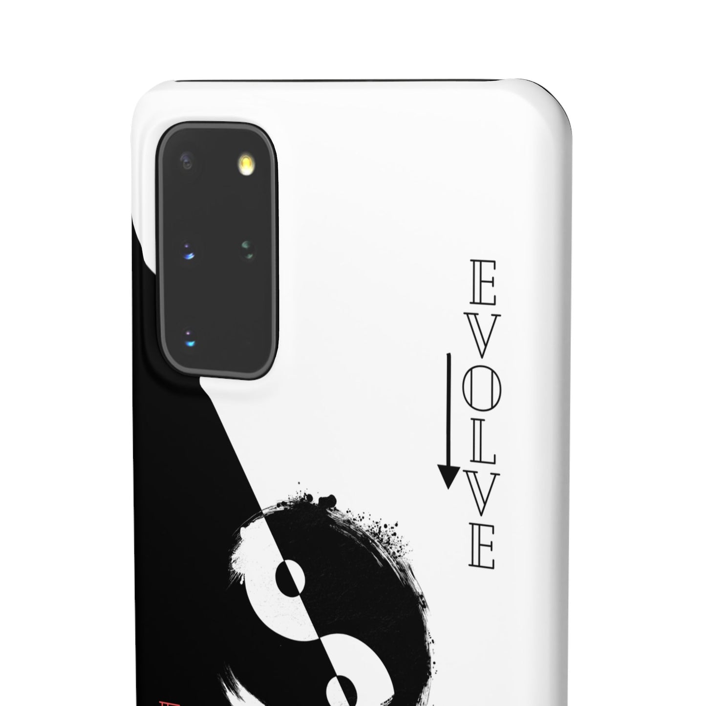 Yin Yang Evolve Black and White Snap Case Cover for iPhone and Samsung