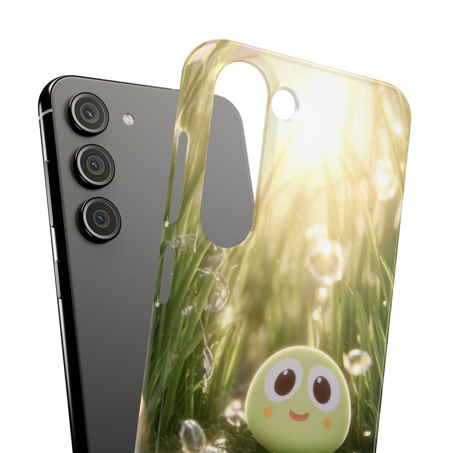 Cute Nature-Inspired Snap Case, Cartoon Phone Cover, Eco-Friendly Gift, Fun Accessory, Personalized Phone Case, Nature Lover's Gift