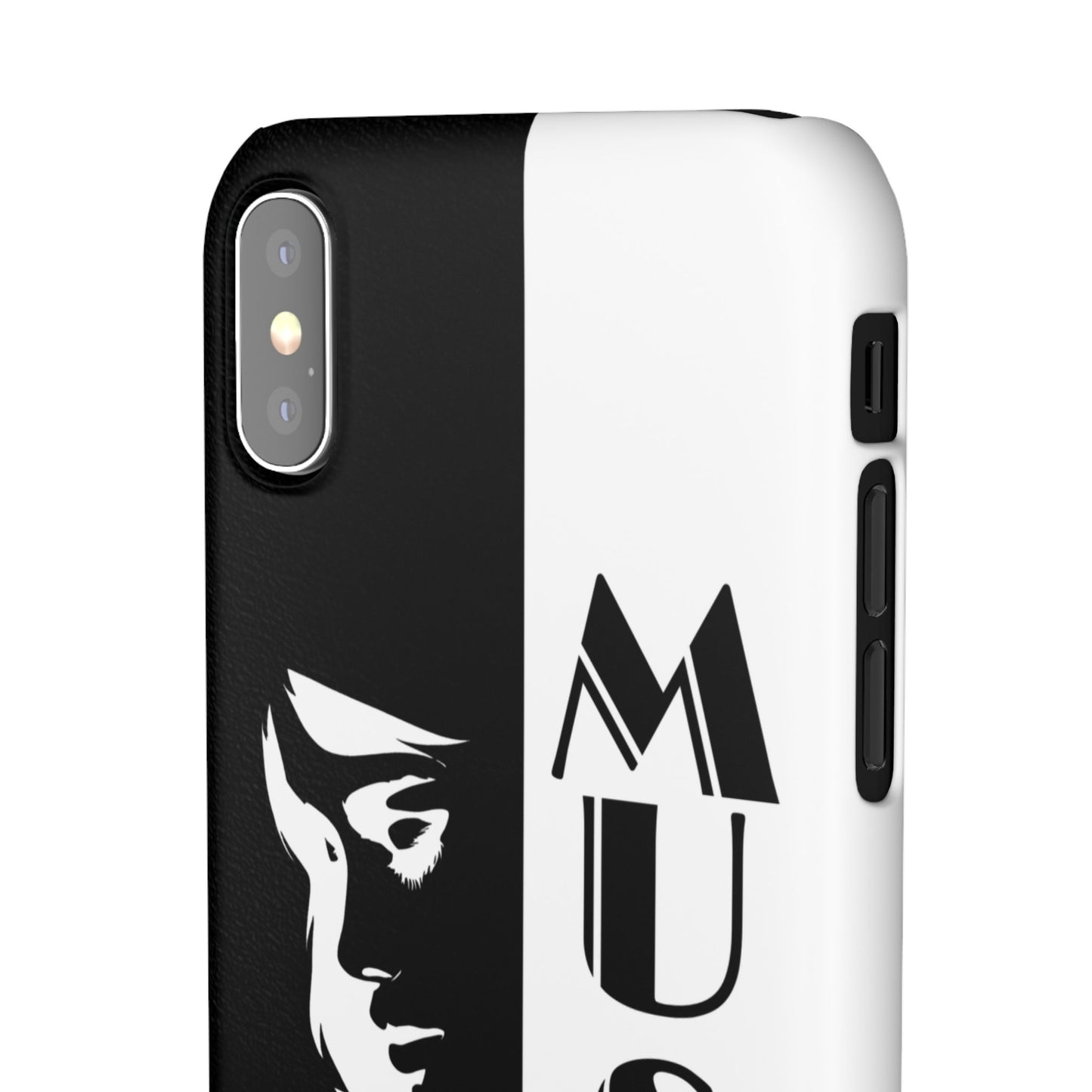 Black And White Bold Muse Snap Case Cover for iPhone and Samsung