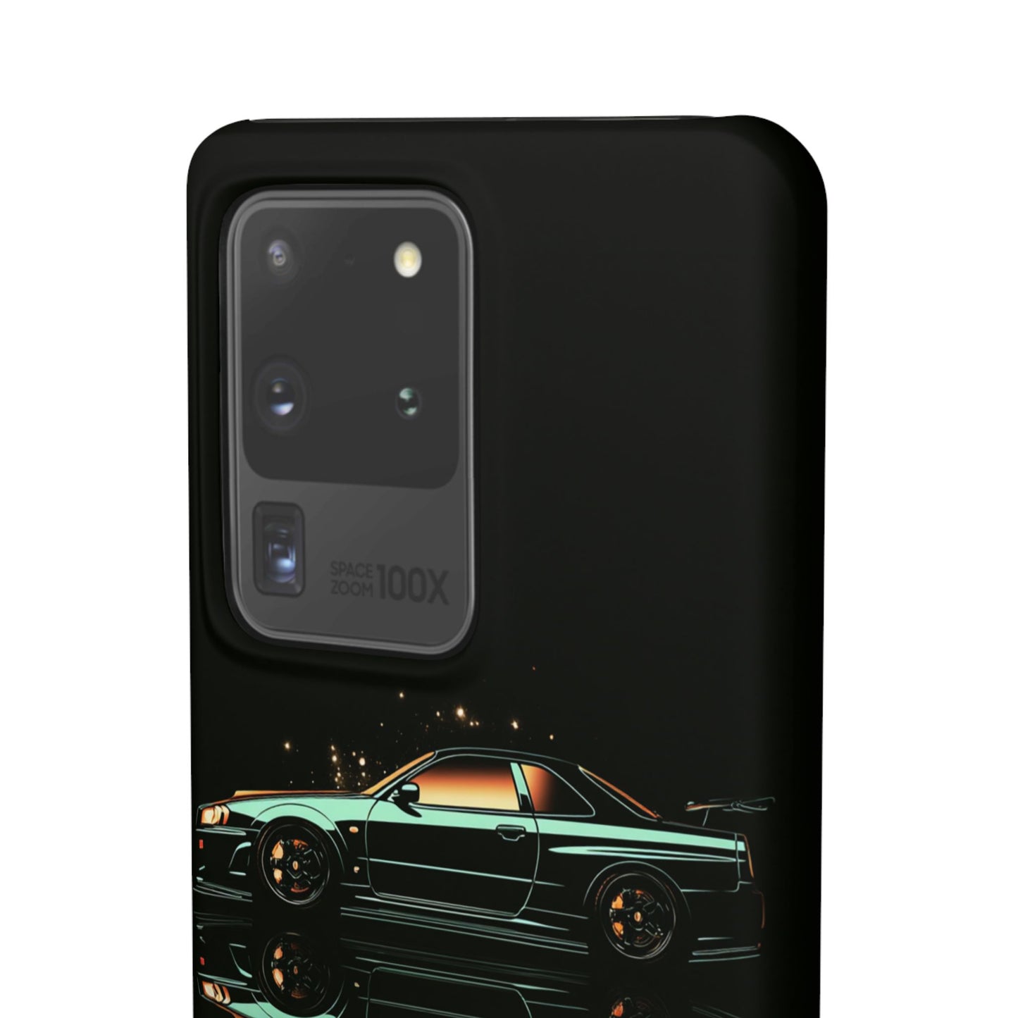 Green Skyleine R34 GTR Art Snap Case and Protective Phone Cover For iPhone and Samsung