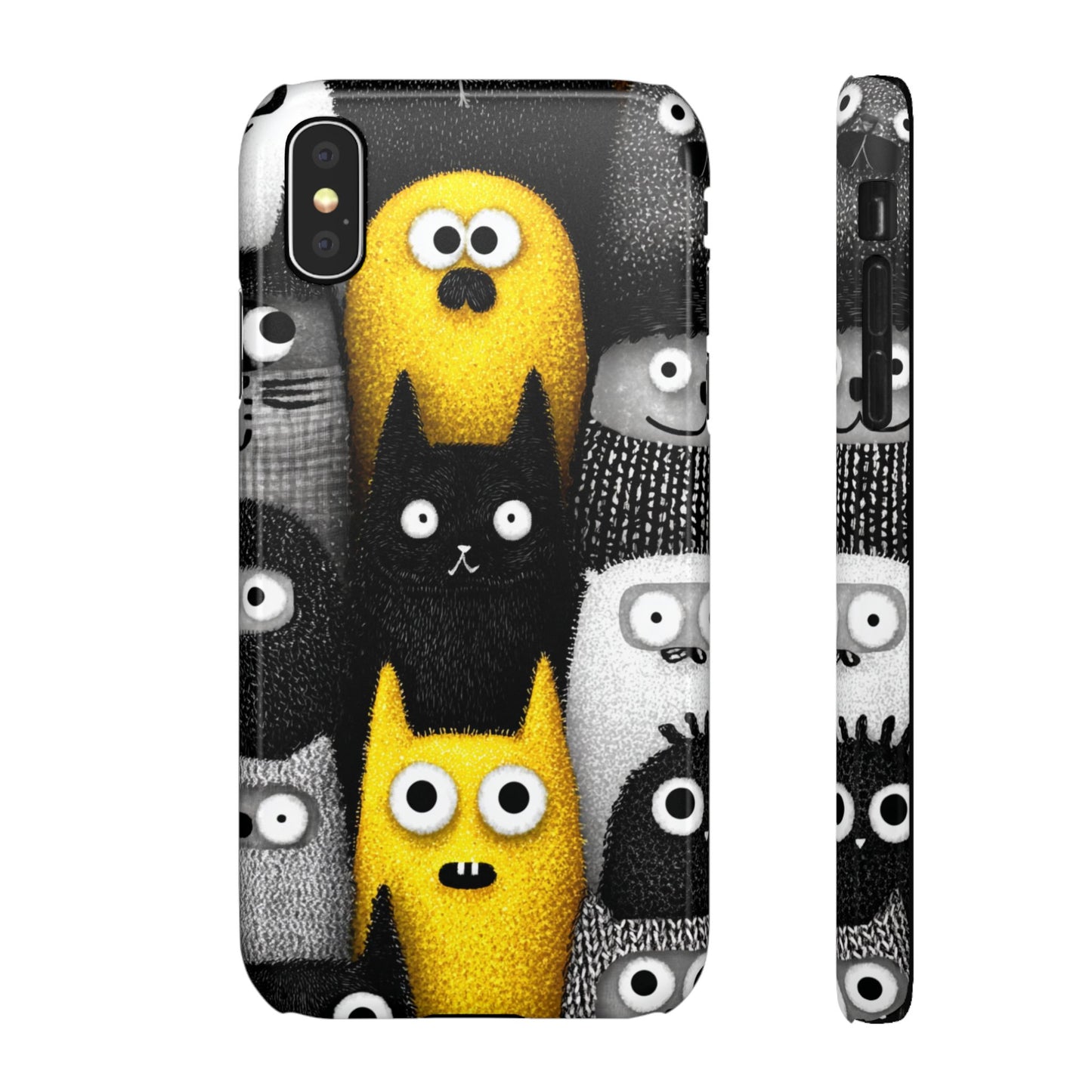 Colorful Character Snap Cases, Cute Phone Cover, Unique Gift for Kids, Fun Accessory, Perfect for Birthdays, Holidays