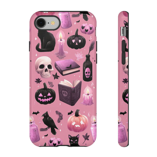Spooky Phone Case - Halloween Design, Cute Costume Accessory, Fall Decor, Gift for Cat Lovers, Witchy Vibes, Trick or Treat