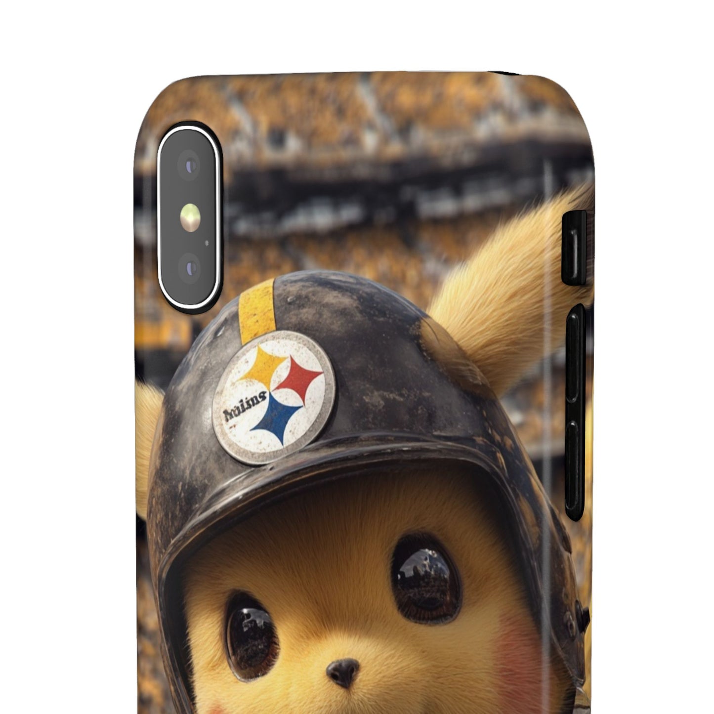 Fun Character Sports Snap Case, Phone Case, Fun Tech Accessory, Cute Gift for Gamers, Football Lovers, Kids.