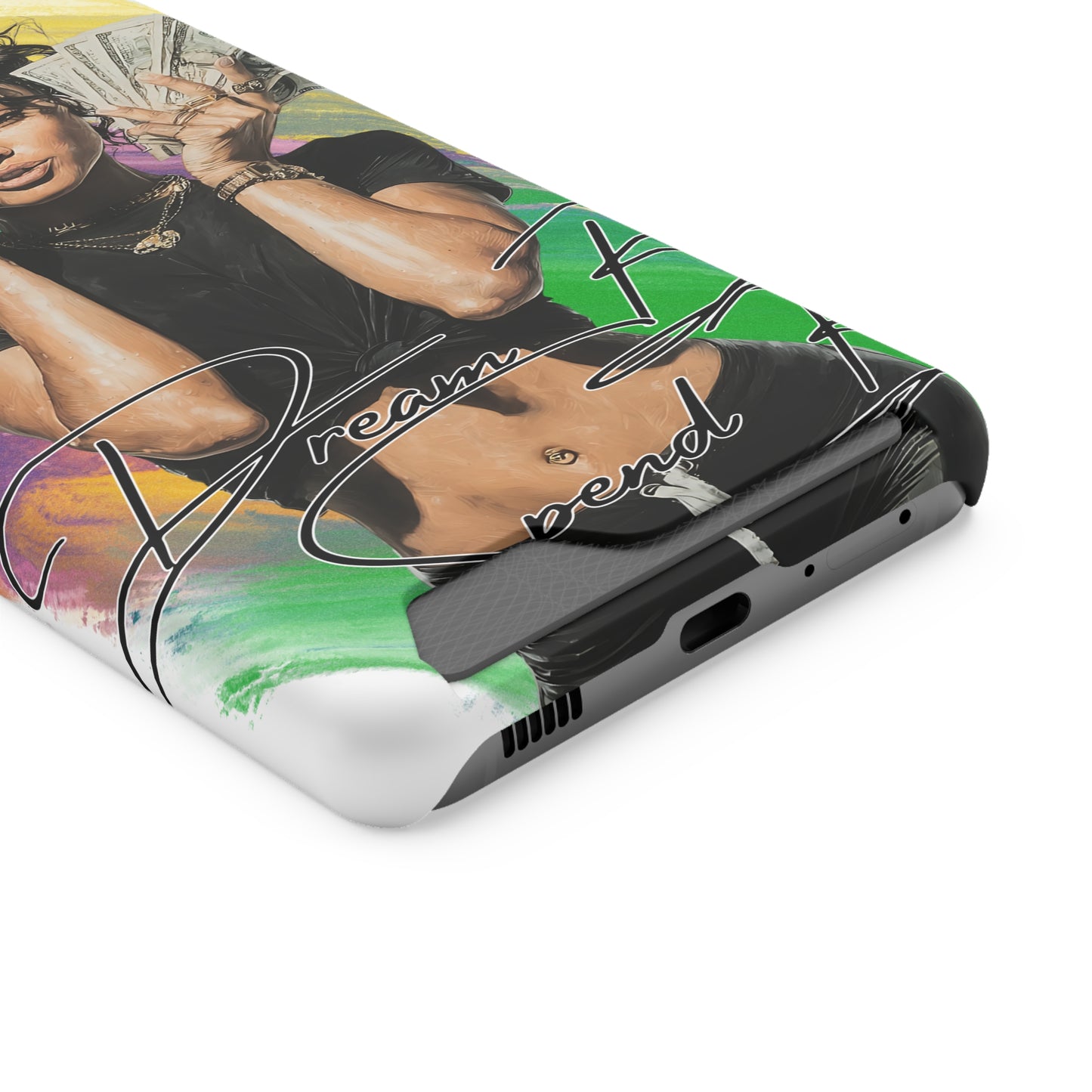 Vibrant Phone Case with Card Holder - Dream Big, Stylish Accessory for Teens & Young Adults, Perfect Gift for Birthdays, Graduations, [...]