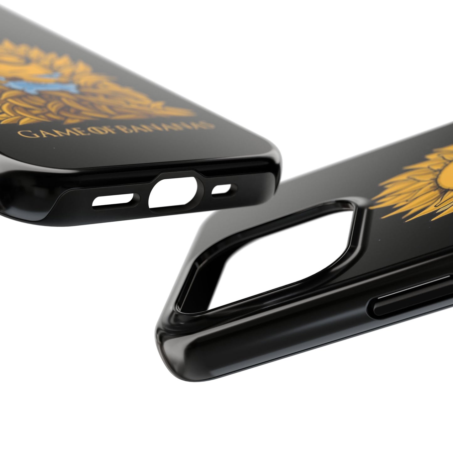 Game of BANANAS iPhone 17 Tough Phone Case | Vintage Black