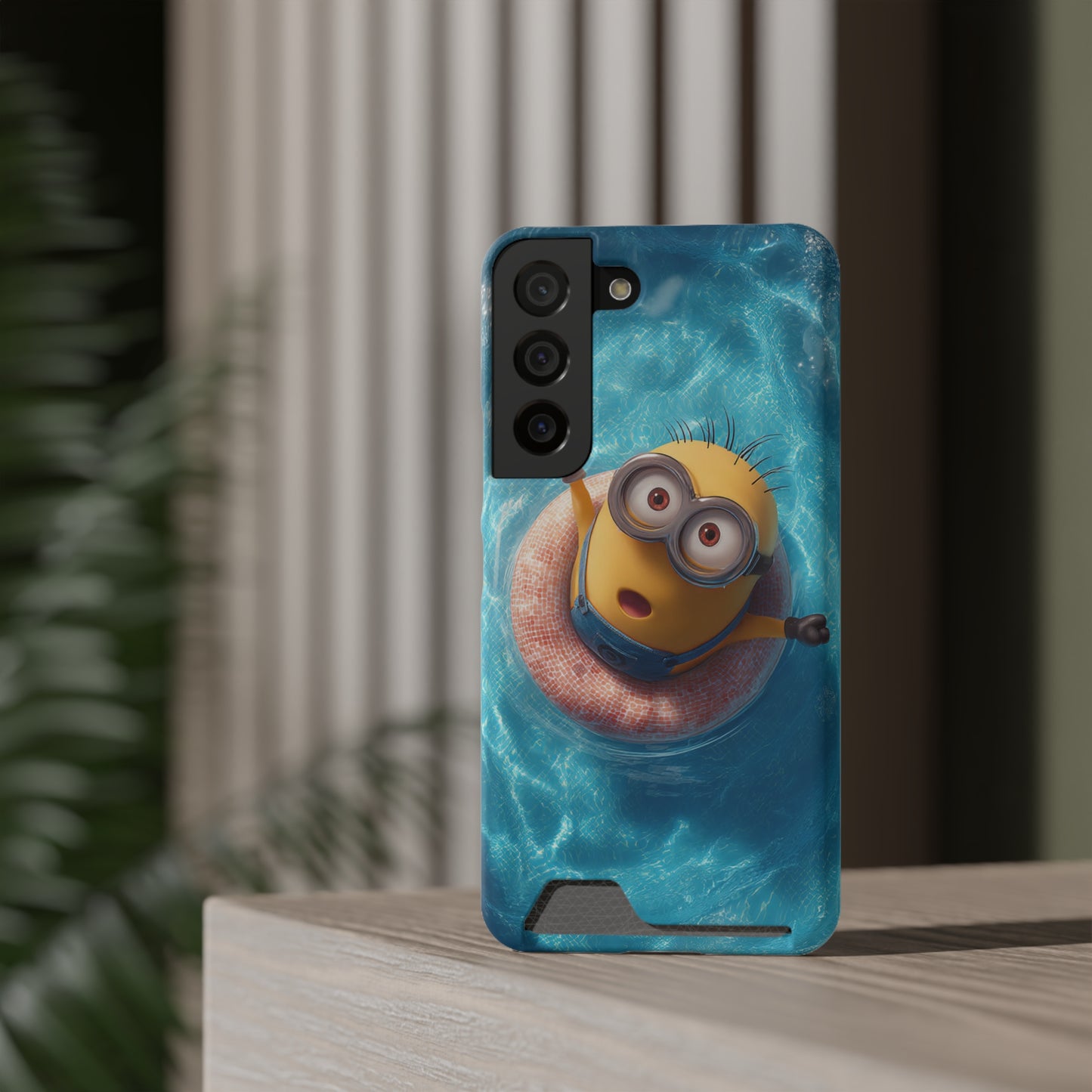 Minion Phone Case with Card Holder, Fun and Functional Accessory for Kids, Smartphone Case, Gift for Minion Fans, Unique Mobile Cover, [...]