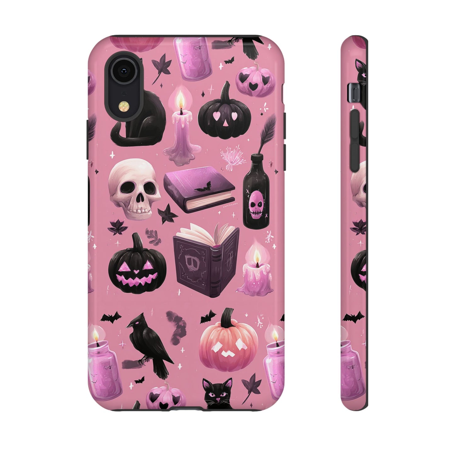 Spooky Phone Case - Halloween Design, Cute Costume Accessory, Fall Decor, Gift for Cat Lovers, Witchy Vibes, Trick or Treat