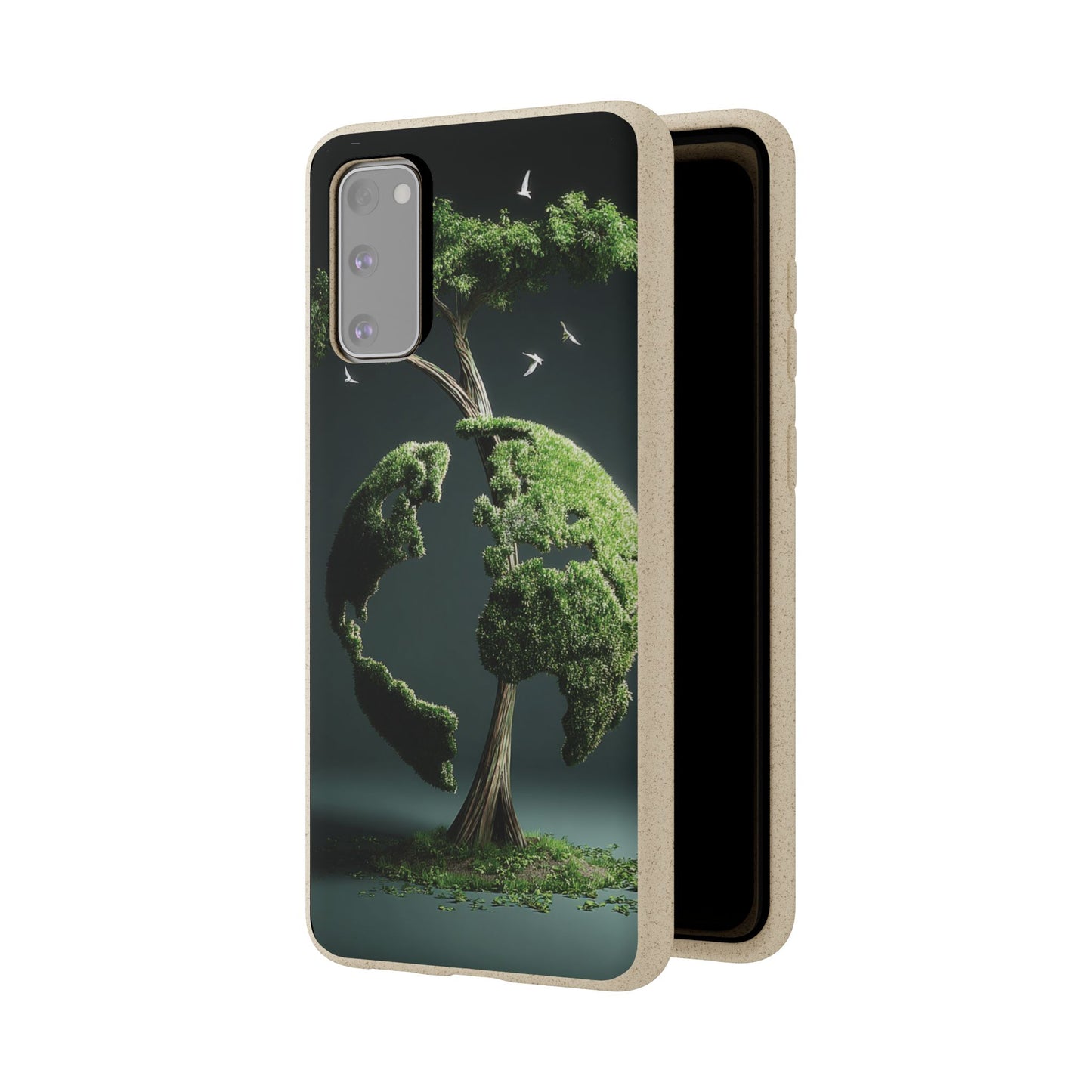 Eco-Friendly Phone Case with Nature Design, Sustainable iPhone Cover, Biodegradable Cellphone Accessories, Green Earth Gift, Earth Day [...]