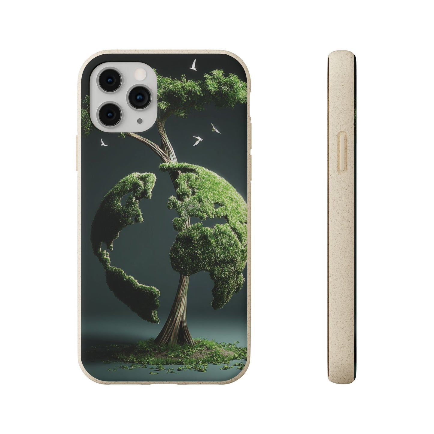 Eco-Friendly Phone Case with Nature Design, Sustainable iPhone Cover, Biodegradable Cellphone Accessories, Green Earth Gift, Earth Day [...]