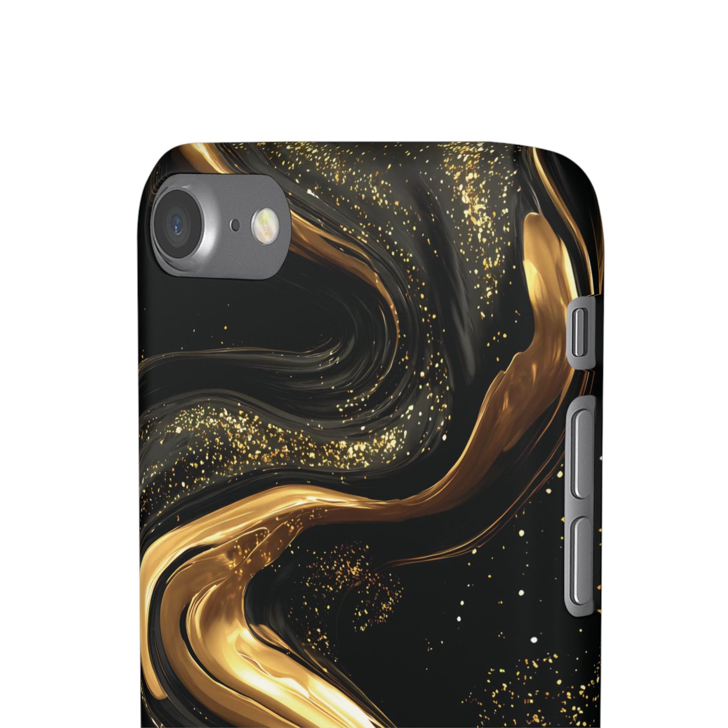 Elegant Gold Swirl Snap Case - Stylish Phone Cover, Modern Accessory, Gift for Her, Luxe Phone Case, Trendy Decor