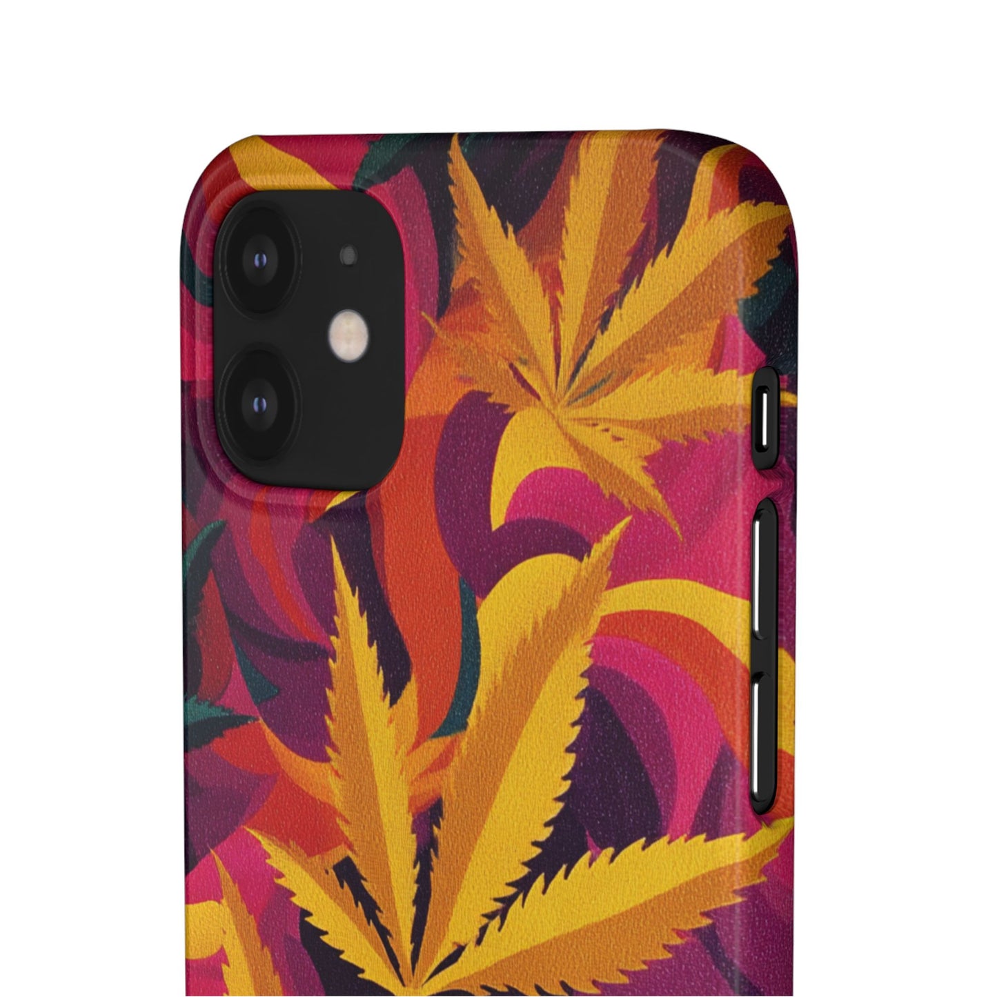 Autumn Vibe Cannabis Snap Case for IPhones and Samsungs Custom