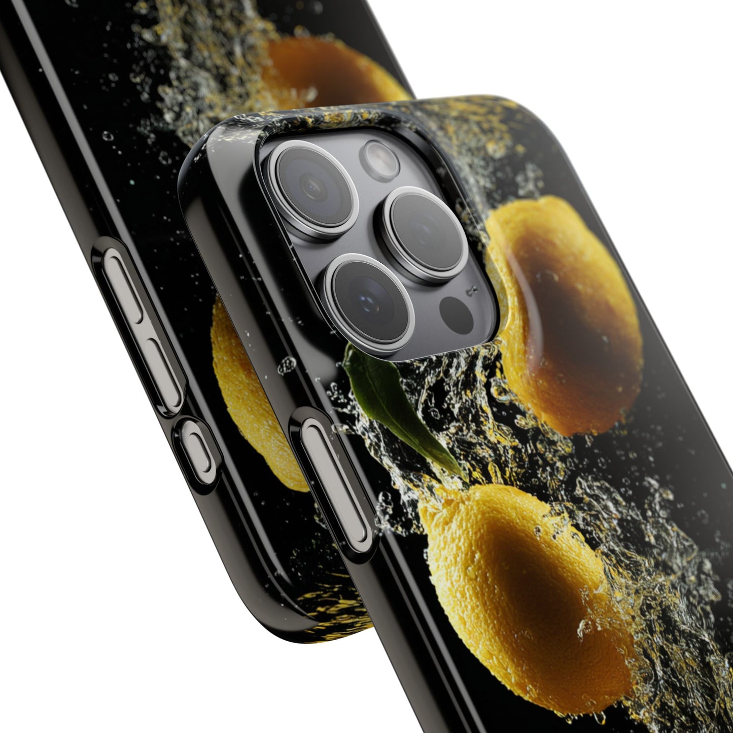 Lemon Splash Phone Case - Vibrant Snap Case, Fruit Lover Gift, Summer Vibes, Kitchen Decor, Unique Phone Accessories