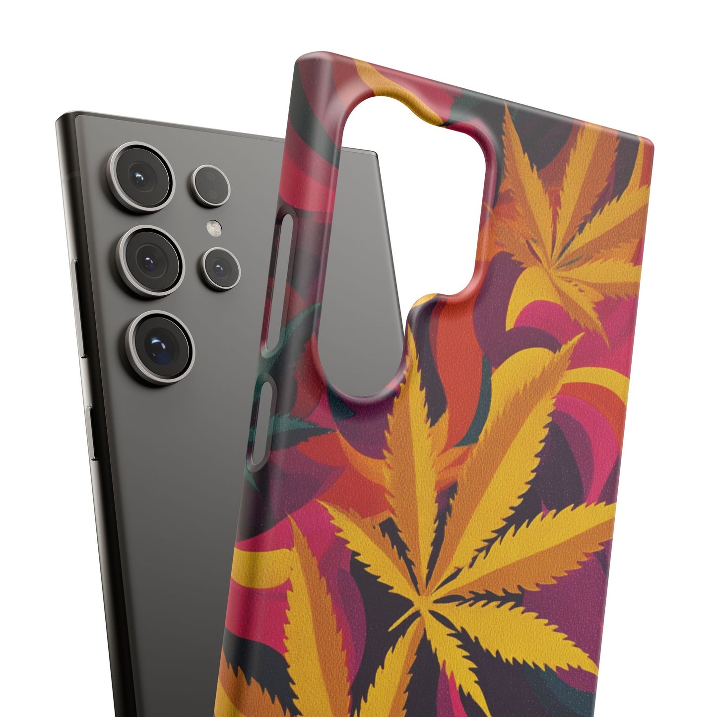 Autumn Vibe Cannabis Snap Case for IPhones and Samsungs Custom