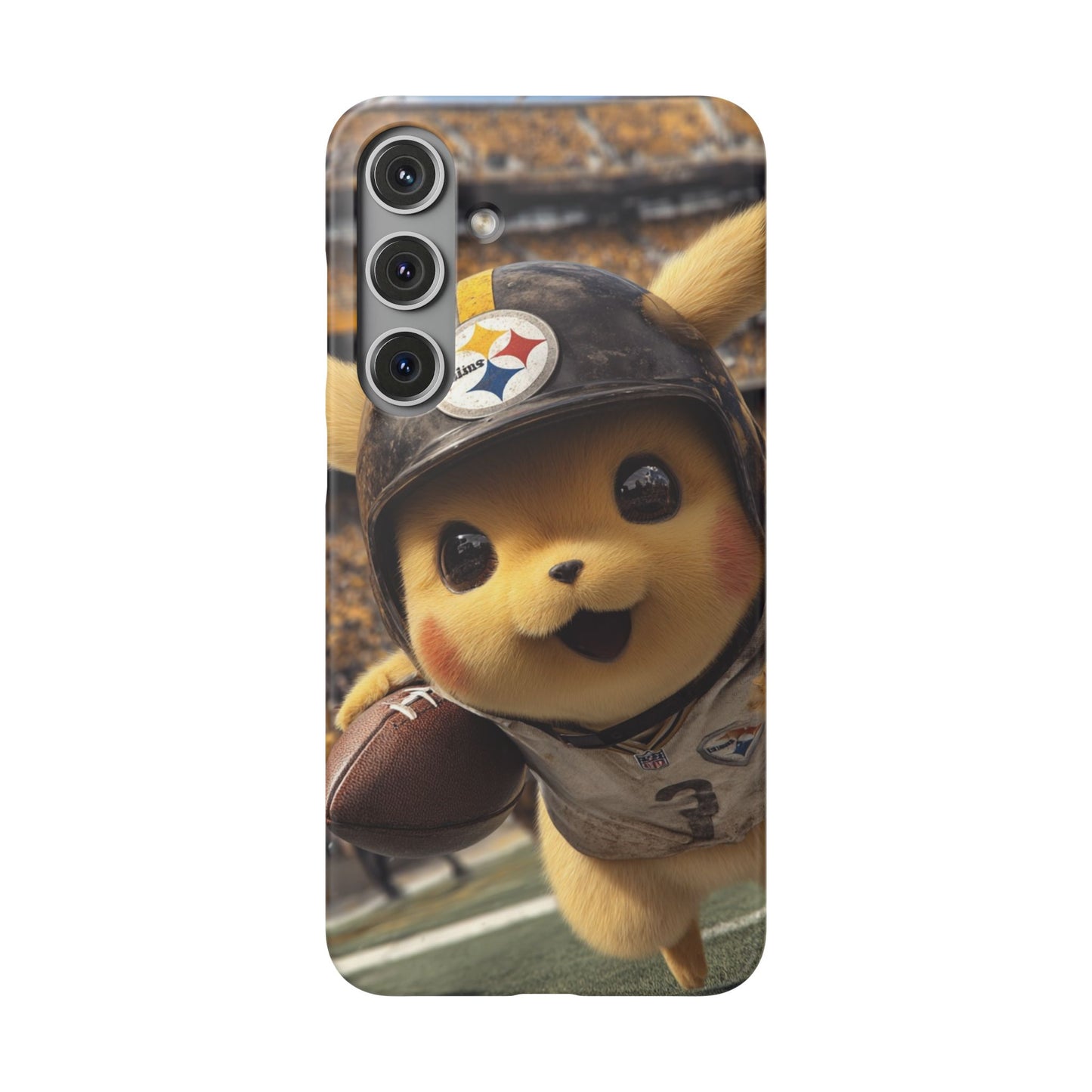 Fun Character Sports Snap Case, Phone Case, Fun Tech Accessory, Cute Gift for Gamers, Football Lovers, Kids.