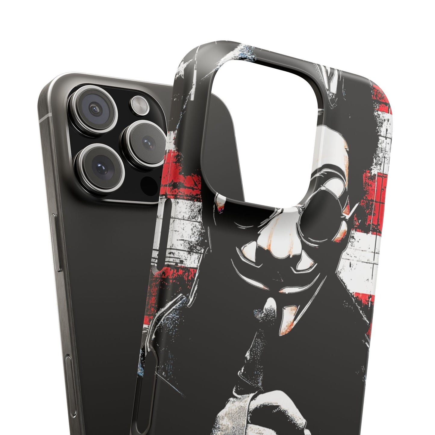 Anonimous & Guy Fawkes Art Snap Case and Protective Phone Cover For iPhone and Samsung