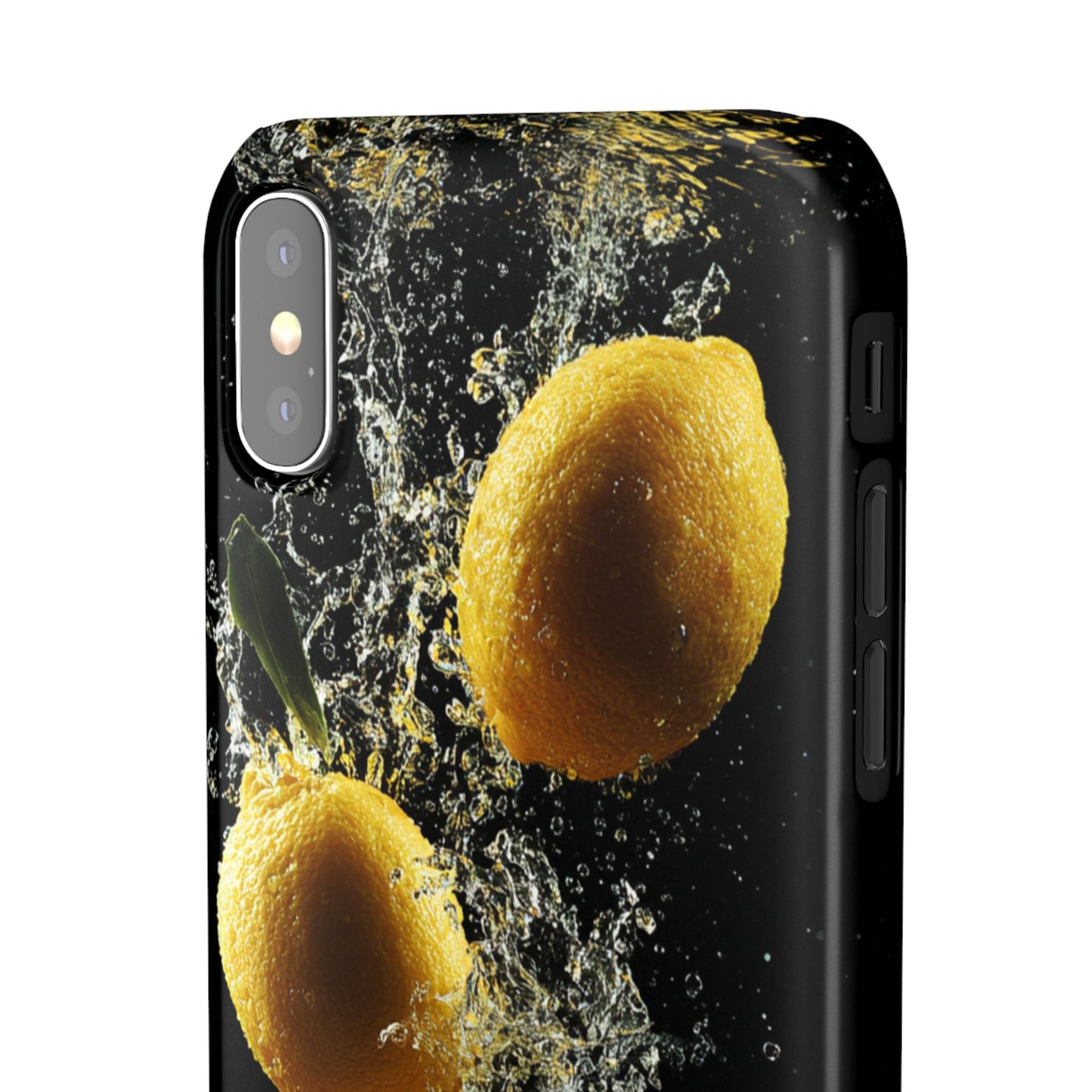 Lemon Splash Phone Case - Vibrant Snap Case, Fruit Lover Gift, Summer Vibes, Kitchen Decor, Unique Phone Accessories