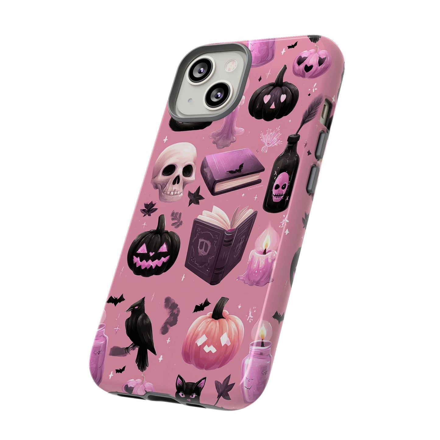 Spooky Phone Case - Halloween Design, Cute Costume Accessory, Fall Decor, Gift for Cat Lovers, Witchy Vibes, Trick or Treat