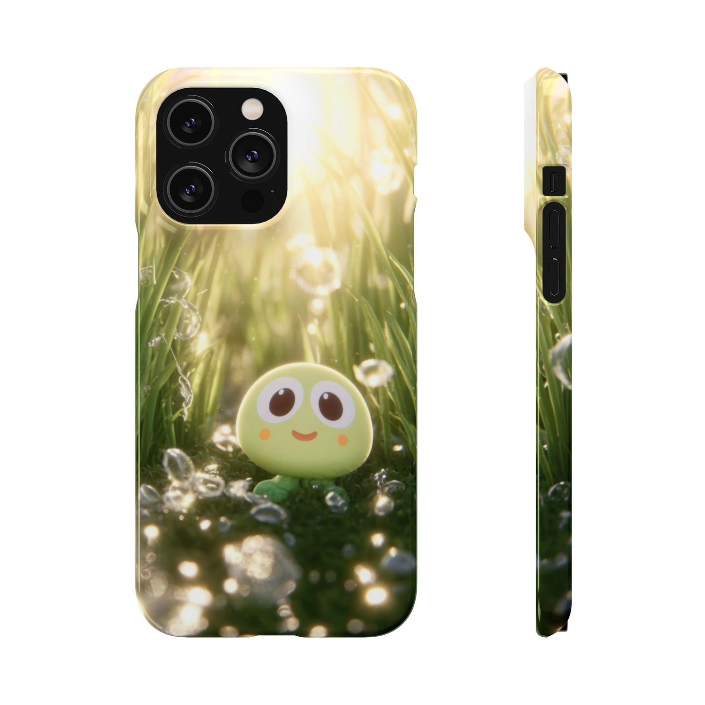 Cute Nature-Inspired Snap Case, Cartoon Phone Cover, Eco-Friendly Gift, Fun Accessory, Personalized Phone Case, Nature Lover's Gift