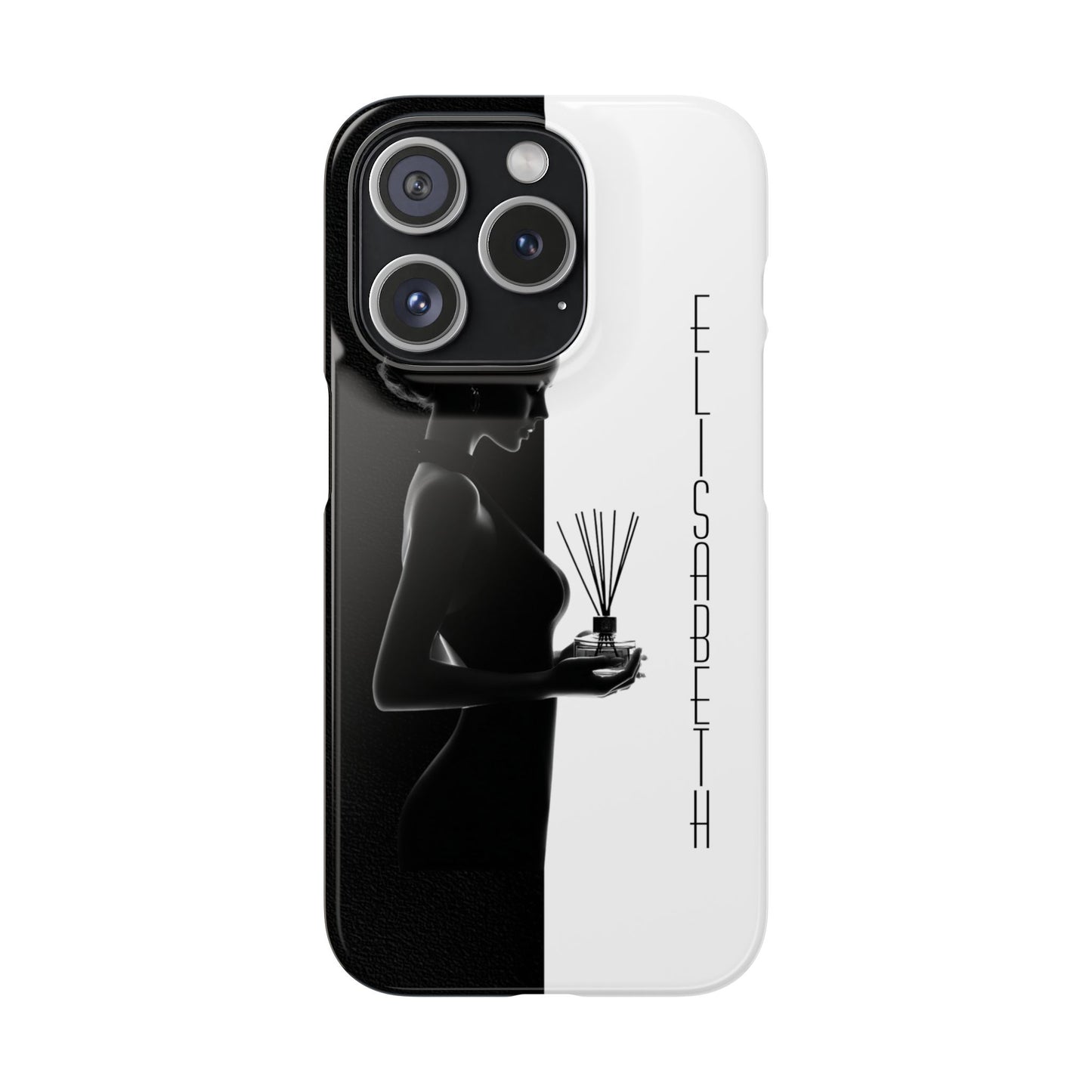 Custom Black and White Snap Case for Women Phone Cover for iPhone and Samsung