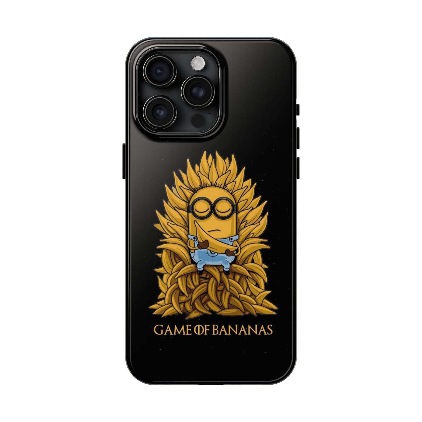 Game of BANANAS iPhone 17 Tough Phone Case | Vintage Black
