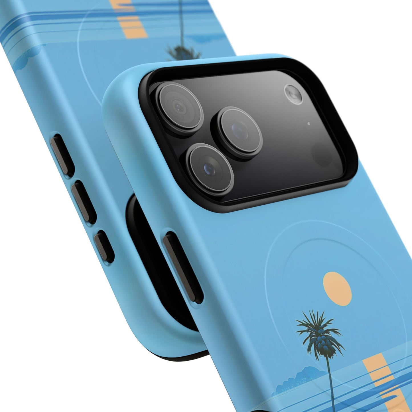 Tough Magnetic Case — Minimal Sunset Palm Phone Cover
