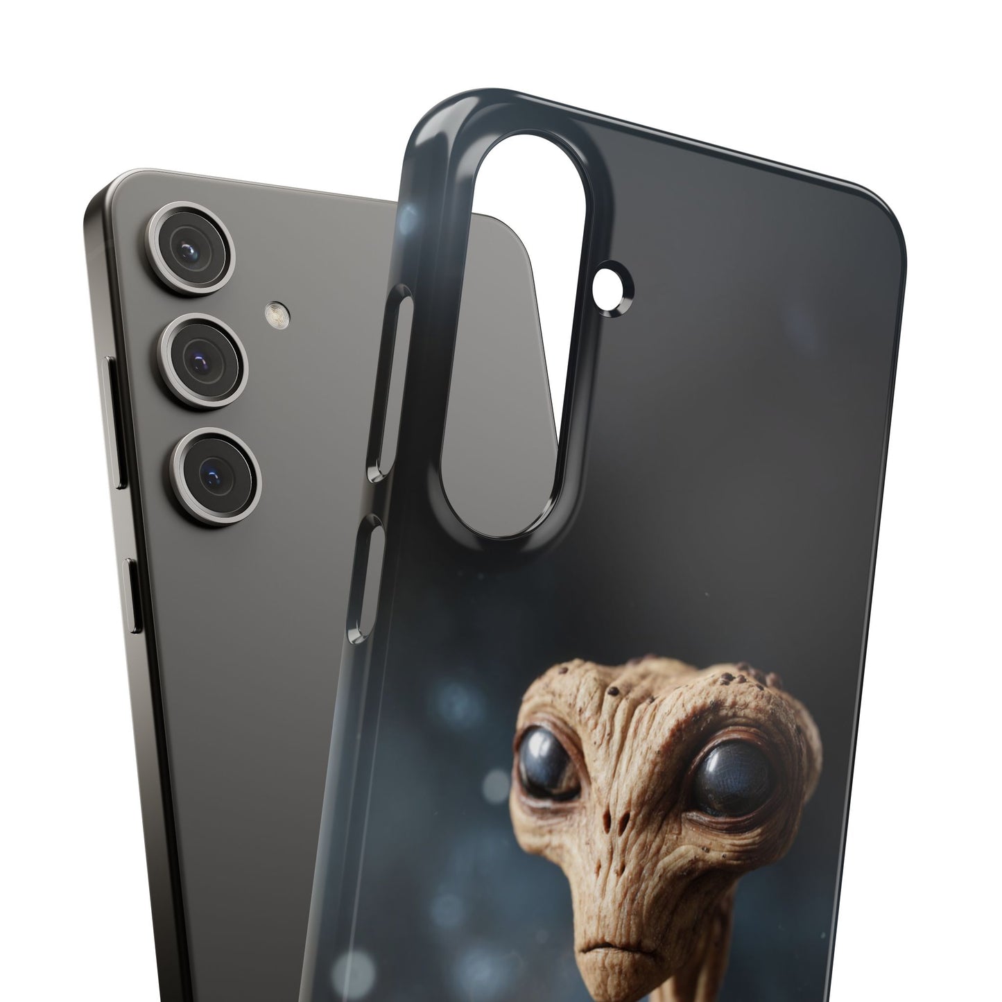 Alien Coffee Snap Case, Unique Phone Cover, Pop Culture Accessory, Gift for Sci-Fi Lovers, Customizable Phone Case