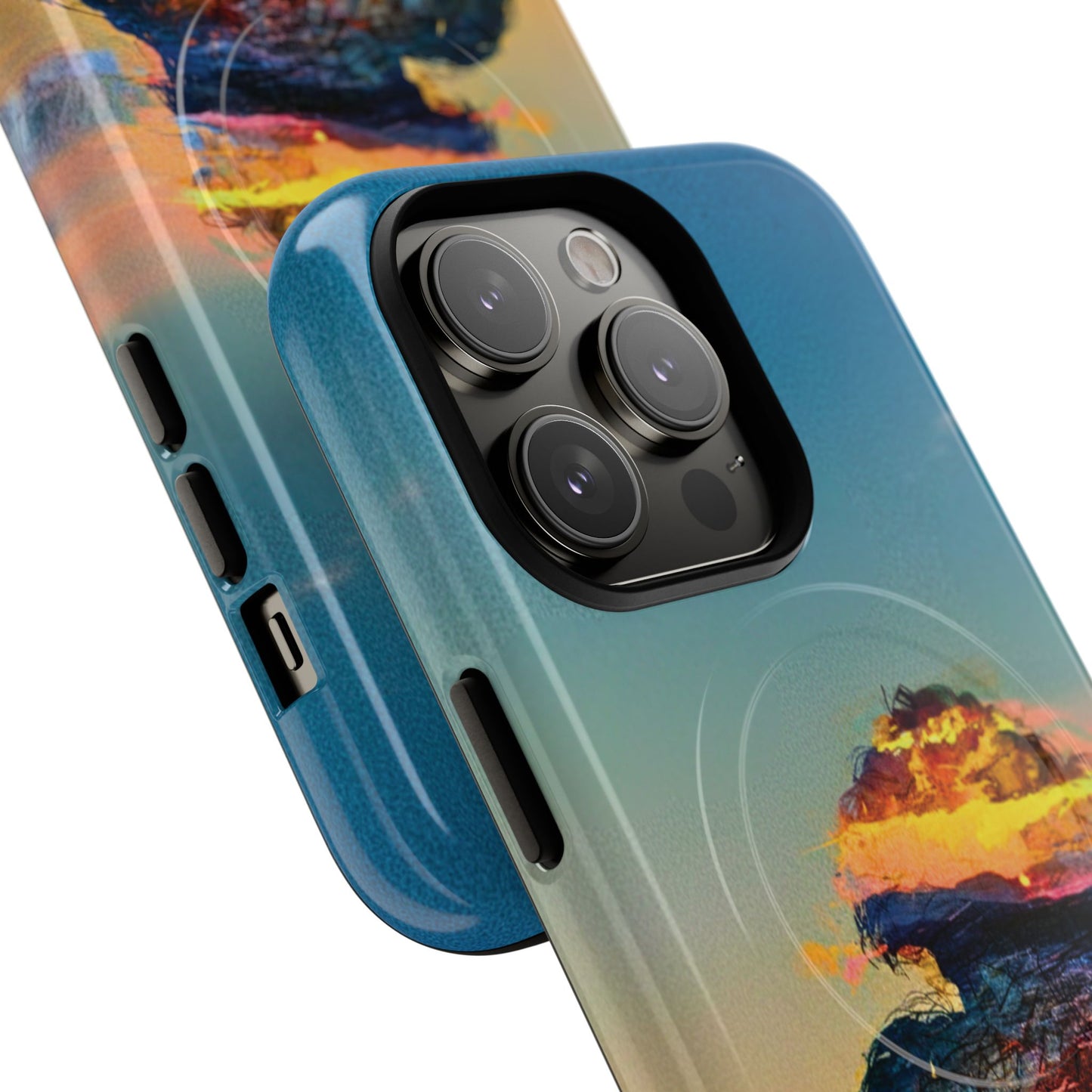 Abstract Sunset Silhouette Tough Magnetic Phone Case