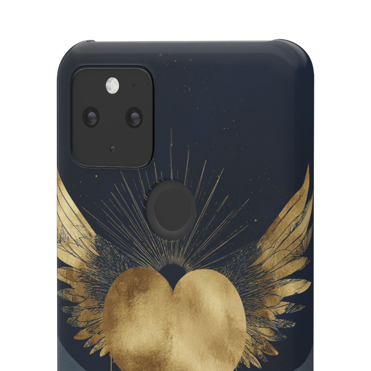Heart Wing Snap Case, Elegant Phone Cover, Unique Gift, Artistic Accessory, Protective Case for Love and Romance