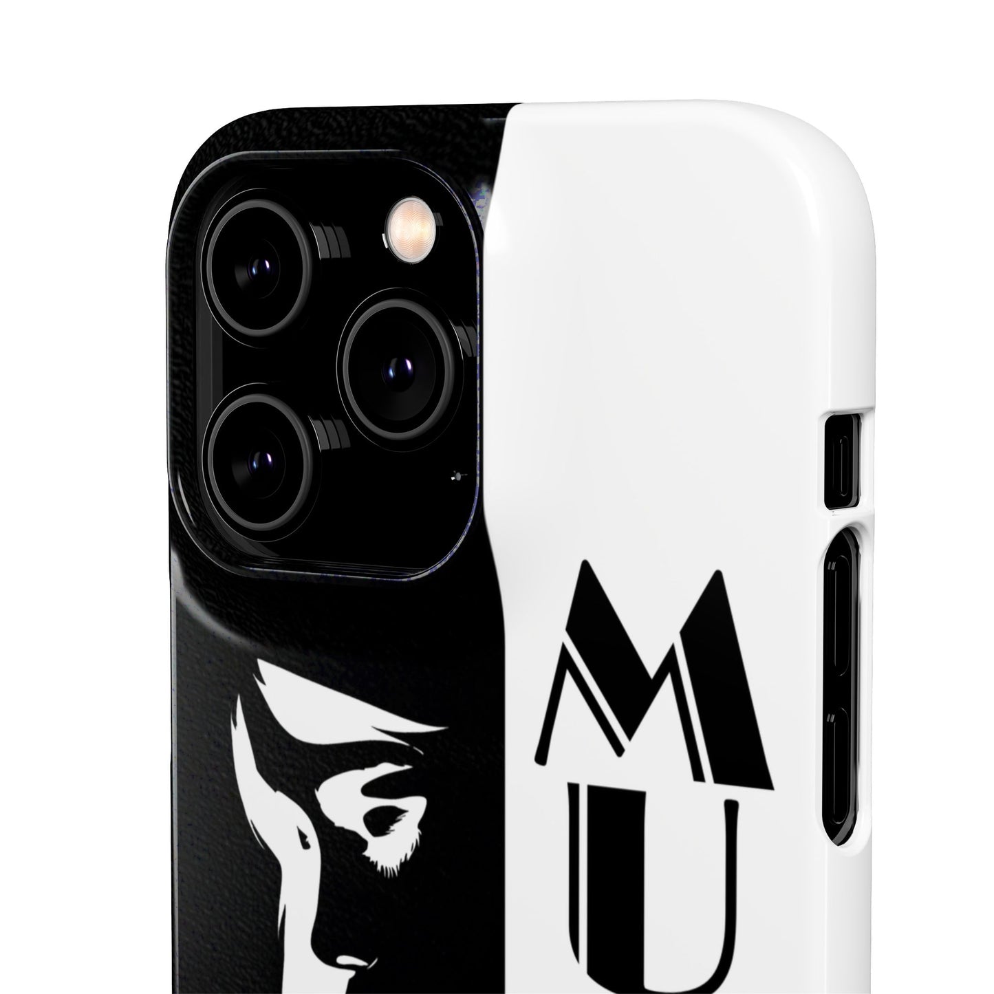 Black And White Bold Muse Snap Case Cover for iPhone and Samsung