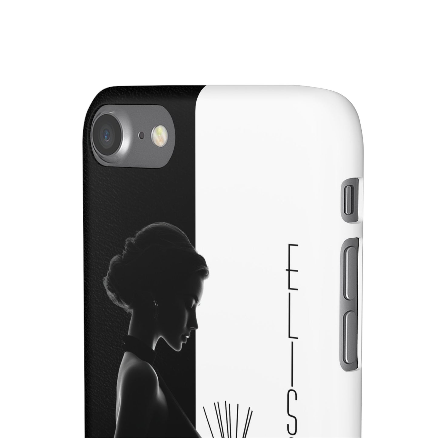 Custom Black and White Snap Case for Women Phone Cover for iPhone and Samsung